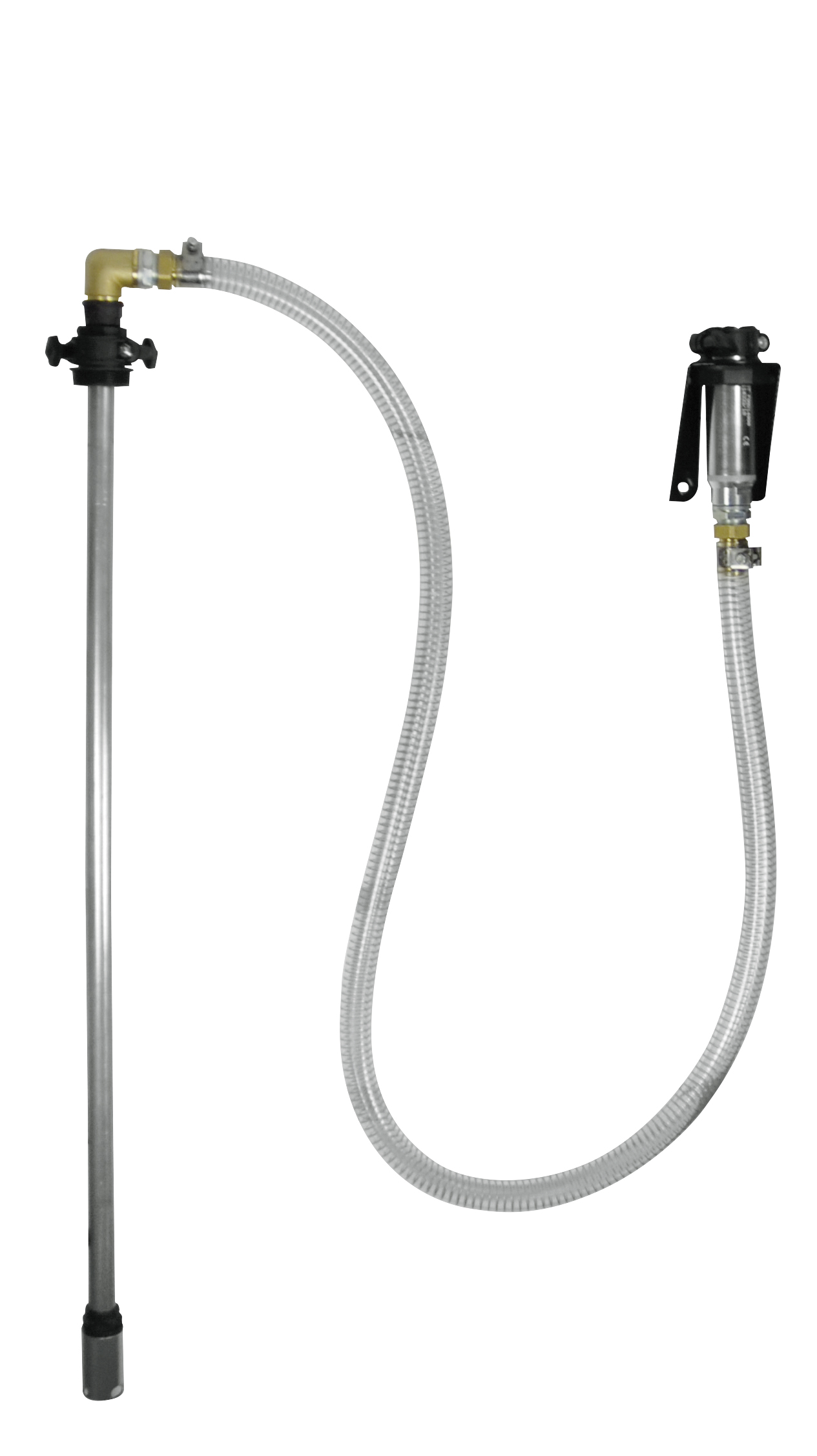 Saugrohr-Saugschlauch-Satz_10698 Satz Saugrohr und Saugschlauch für 200-l-Fässer inkluisve Wandhalter