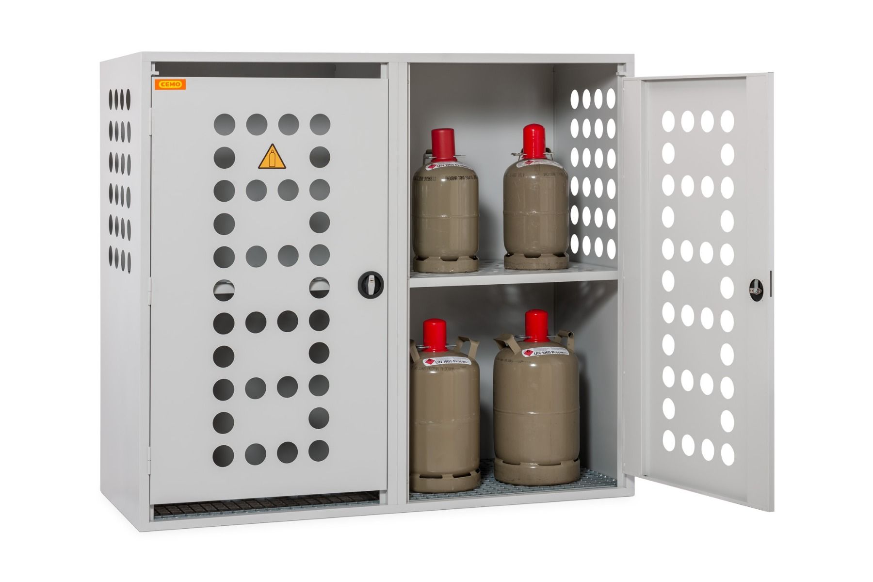 Gasflaschendepot Outdoor zweitürig Beispiel Gasflaschendepot Outdoor zweitürig Beispiel