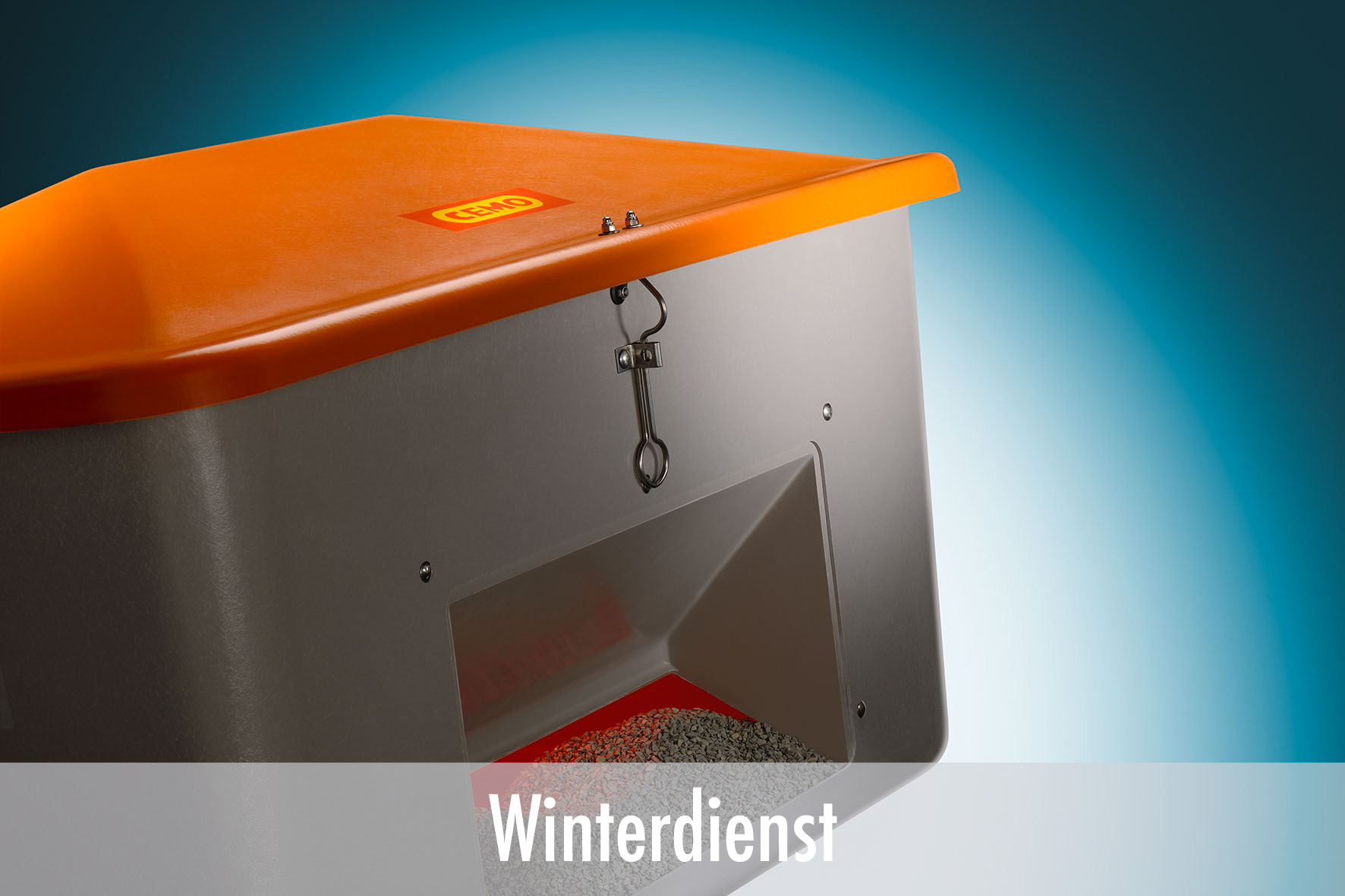 Streugutbehälter für den Winterdienst Streugutbehälter für den Winterdienst