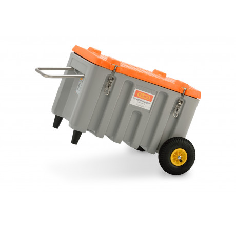 CEMbox-Trolley Offroad mit 150 Liter in grau|orange von Cemo