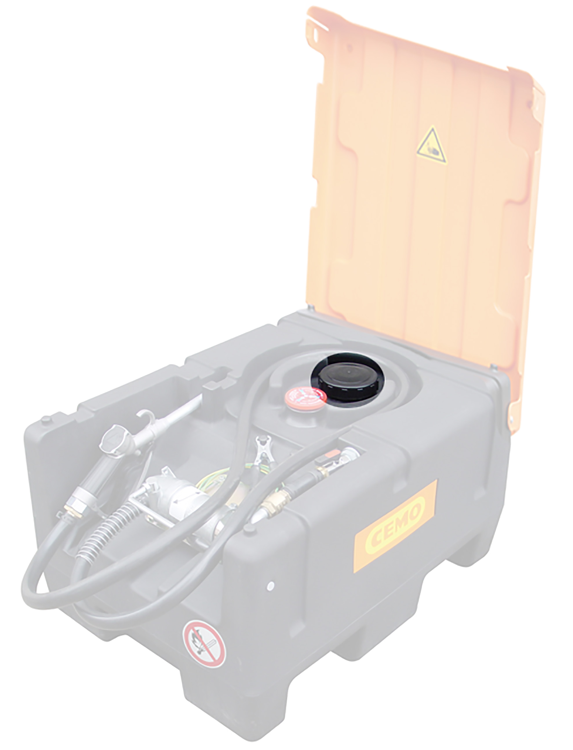 HDPE Schraubdeckel D123 geweitet, gross HDPE Schraubdeckel D123 geweitet, gross