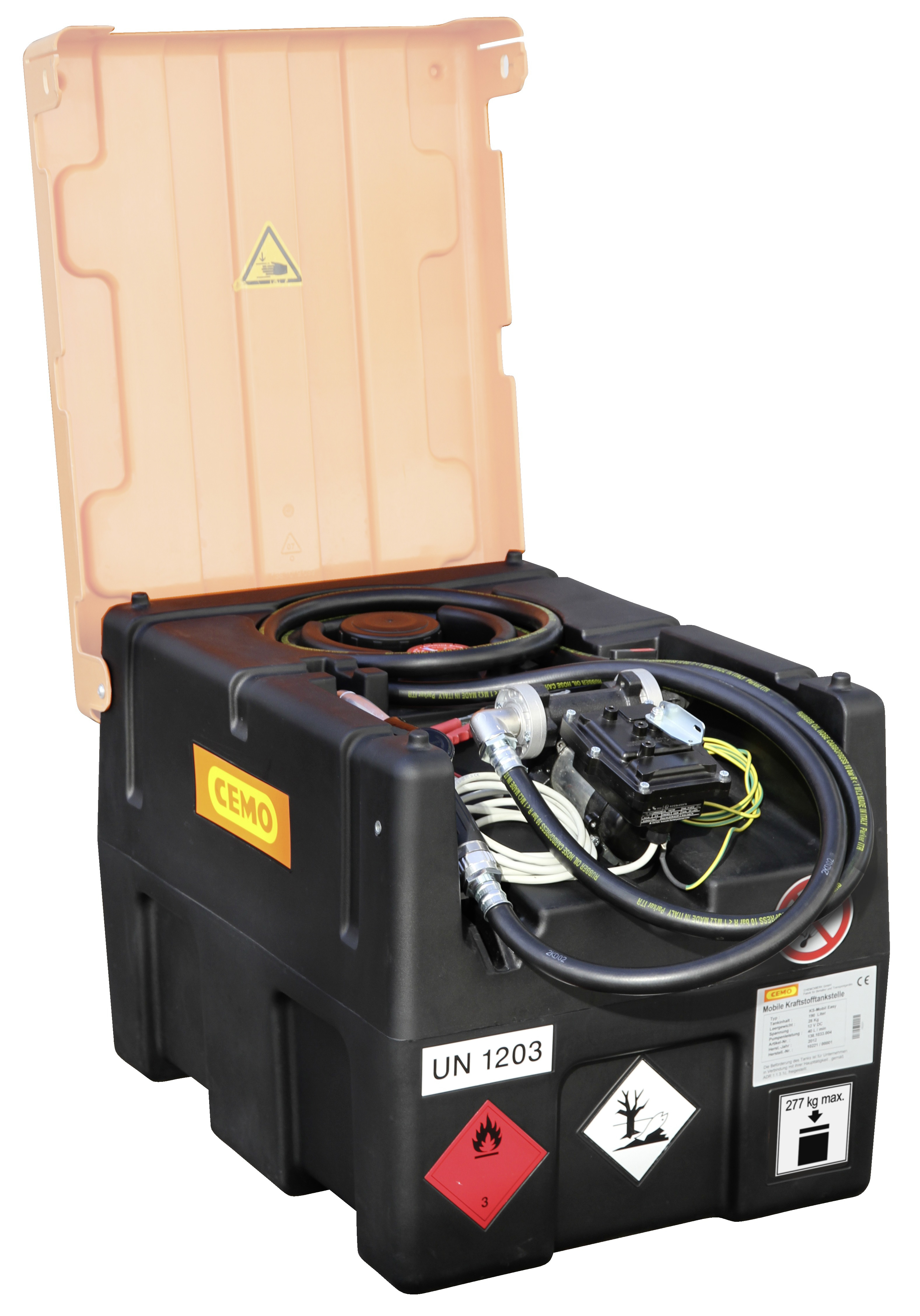 10223_ohne-Klappdeckel Abb. ähnlich: KS Mobil Easy 190 Liter mit 12-Volt-Elektropumpe – Lieferumfang ohne Klappdeckel