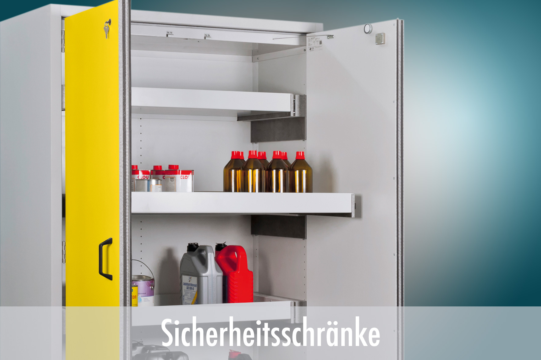 Titel-Sicherheitsschrank Sicherheitschränke für die LAgerung von Gefahrstoffen