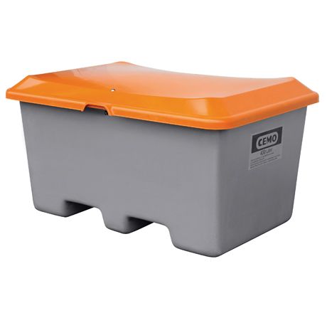 GFK-Streugutbehälter Plus3 unterfahrbar 400 Liter Inhalt