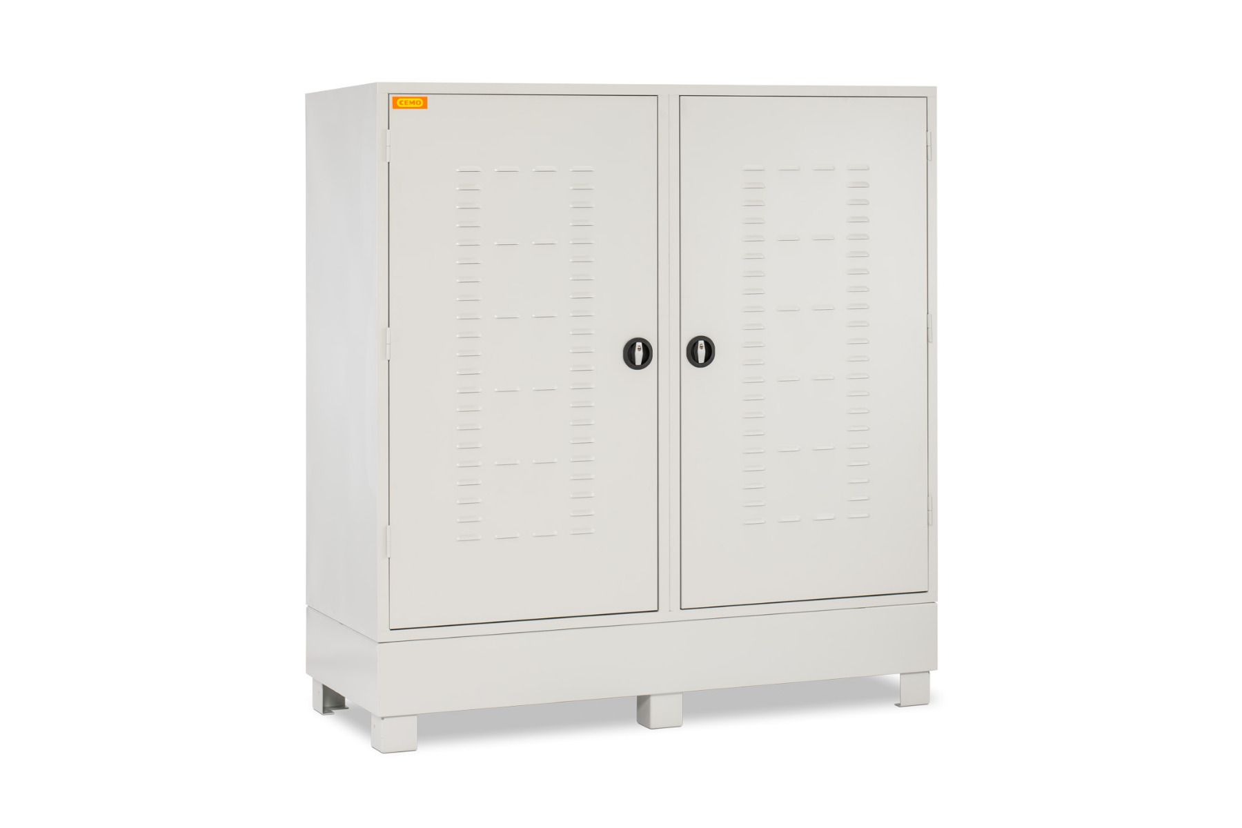 11700_01_gefahrstoffdepot_2022-04 Cemo Gefahrstoffdepot 11700 kompakt 220 für 2 Fässer