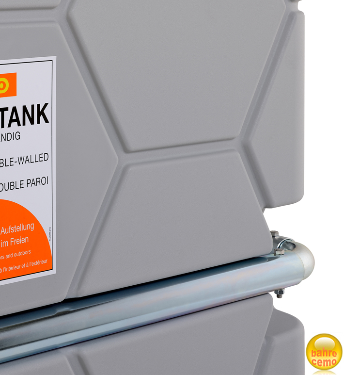 cube_dieseltank_01646 Stabiles Design und Transportfreundlichkeit