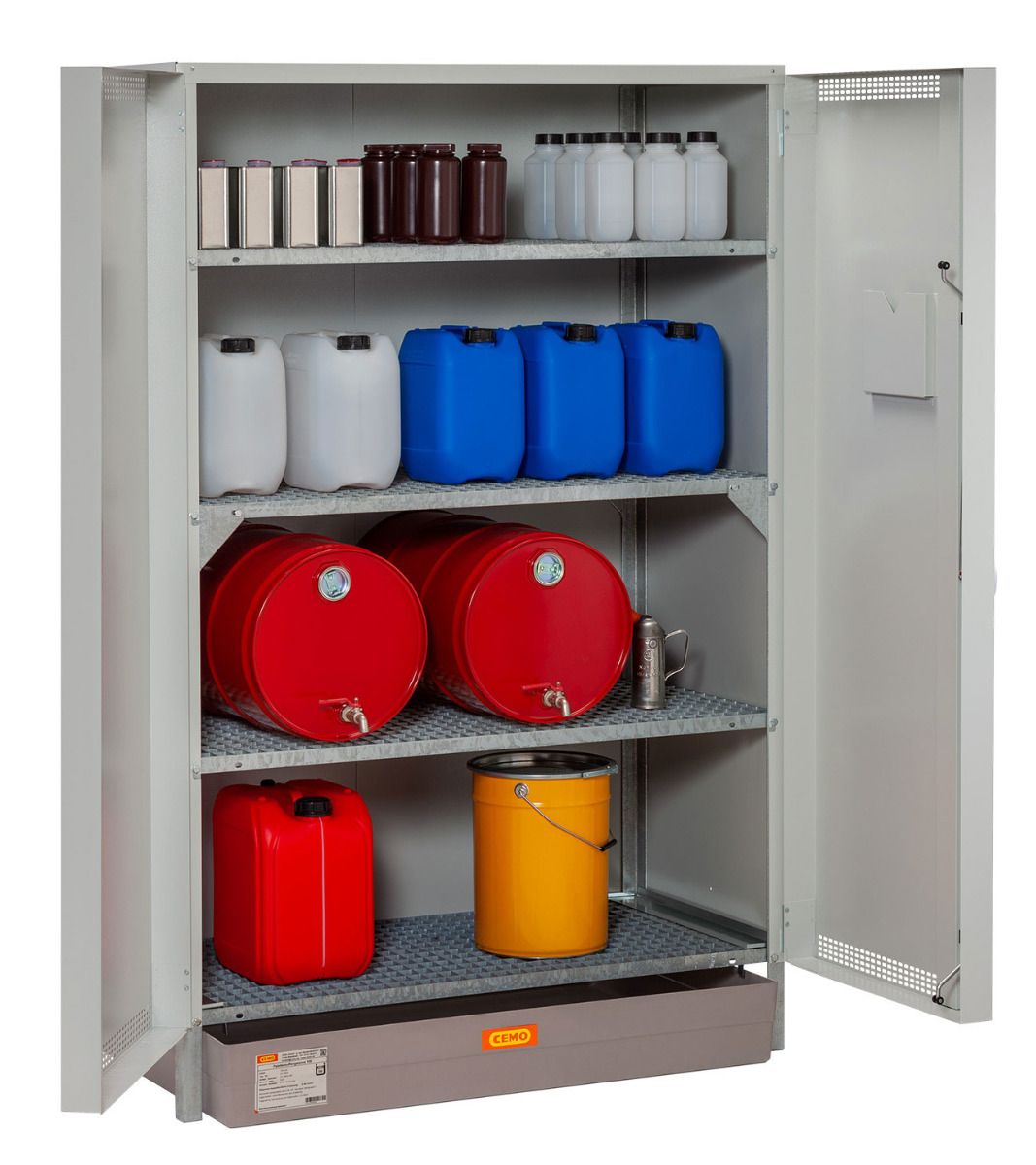 Umweltschrank 13/20 mit GFK-Auffangwanne 150 Umweltschrank 13/20 mit GFK-Auffangwanne 150