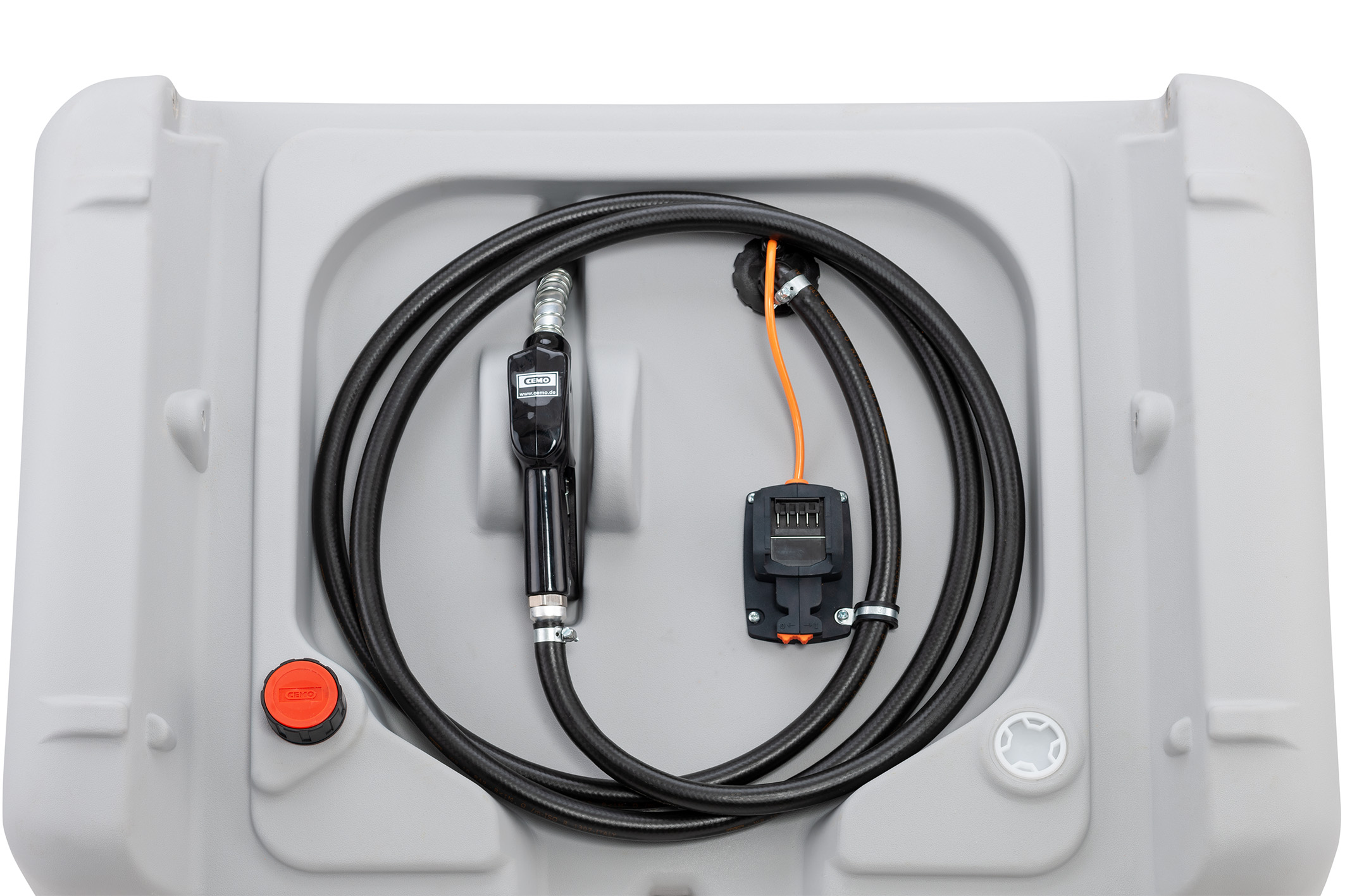 11596_04_DT_Mobil_Easy440_ohneAkku_Detail_2021-06 Abb. ähnlich: DT Mobil Easy Pick-up 210 Liter mit Elektropumpe 18 Volt ohne CAS-Akku