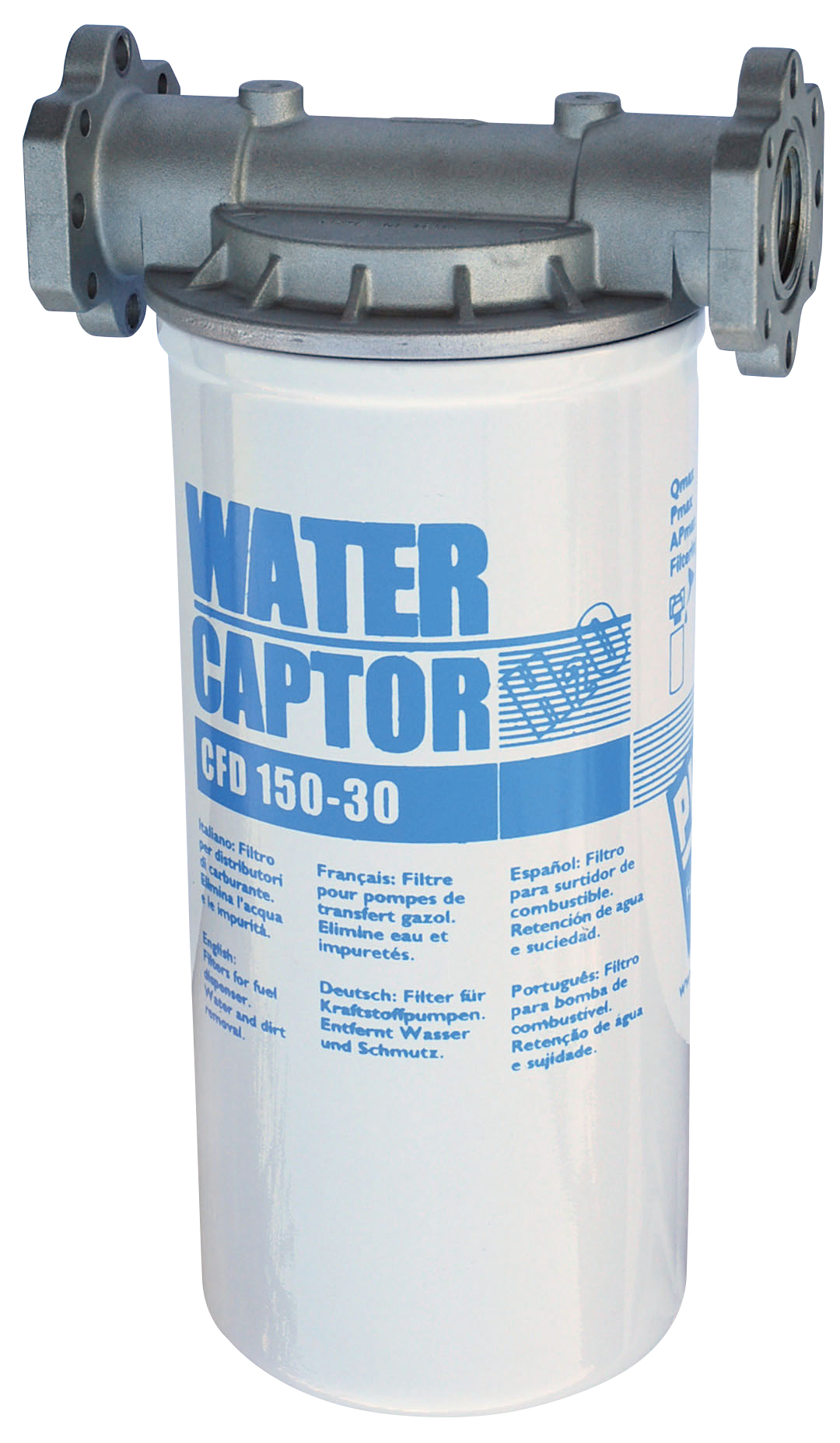 Filter mit Kartusche und Wasserabscheider max. 100 l/min
