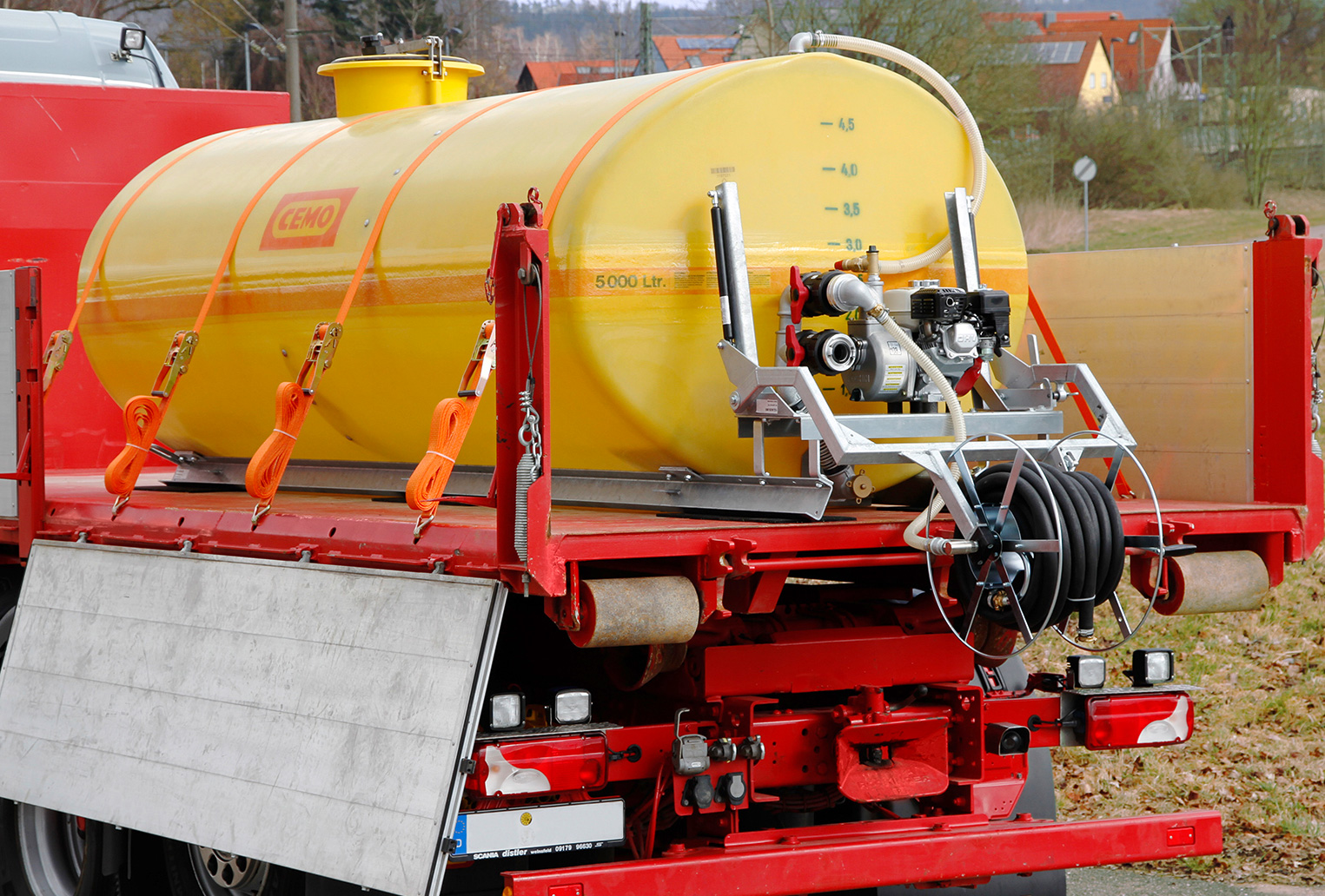 BWS-500_Fass-oval-5000l_Anwendung_8624 Beispiel Mobiles Bewässerungssystem BWS 500 mit Schlauchhaspel klappbar