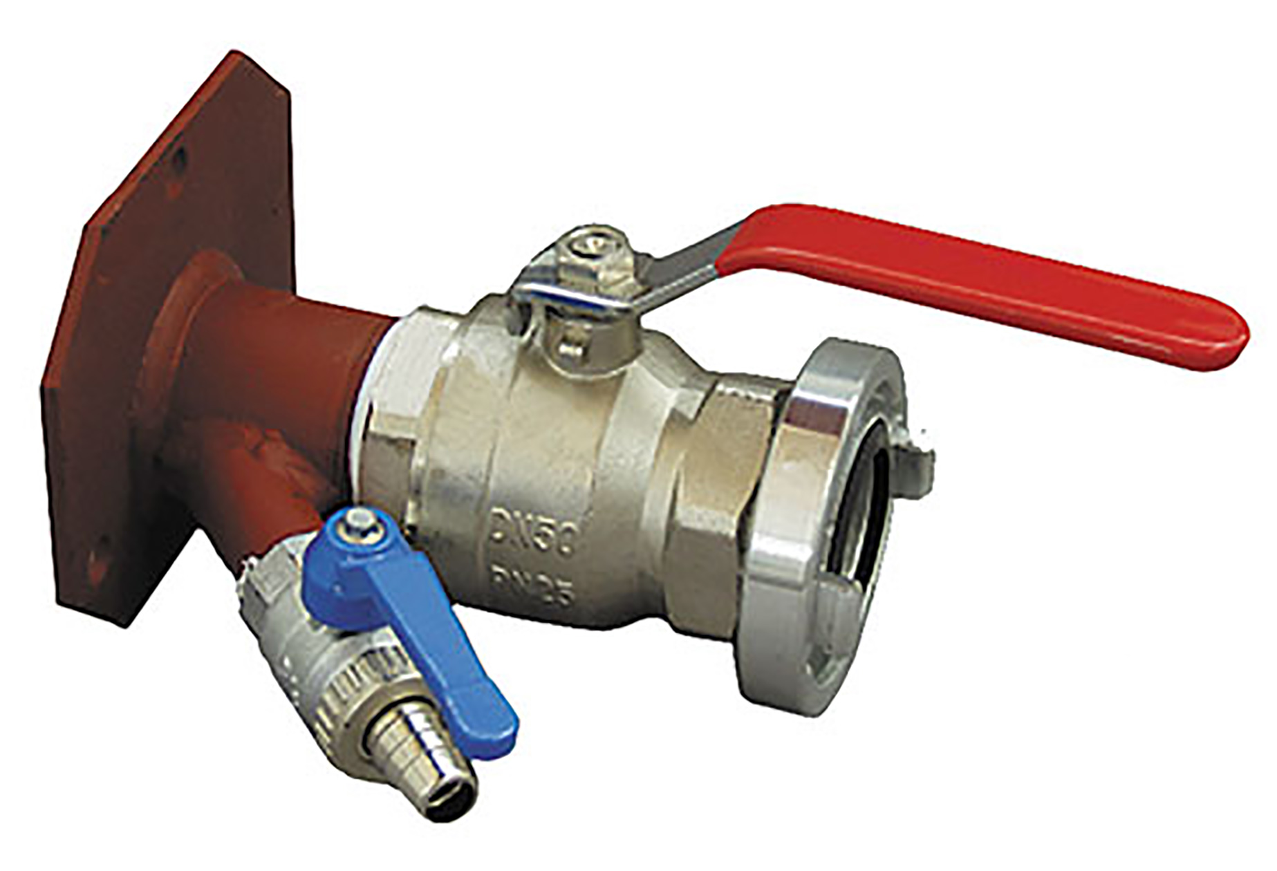 05bf597a096171ccb479e8dcfd3023d6 Auslaufkombination mit lackierter Flanschplatte