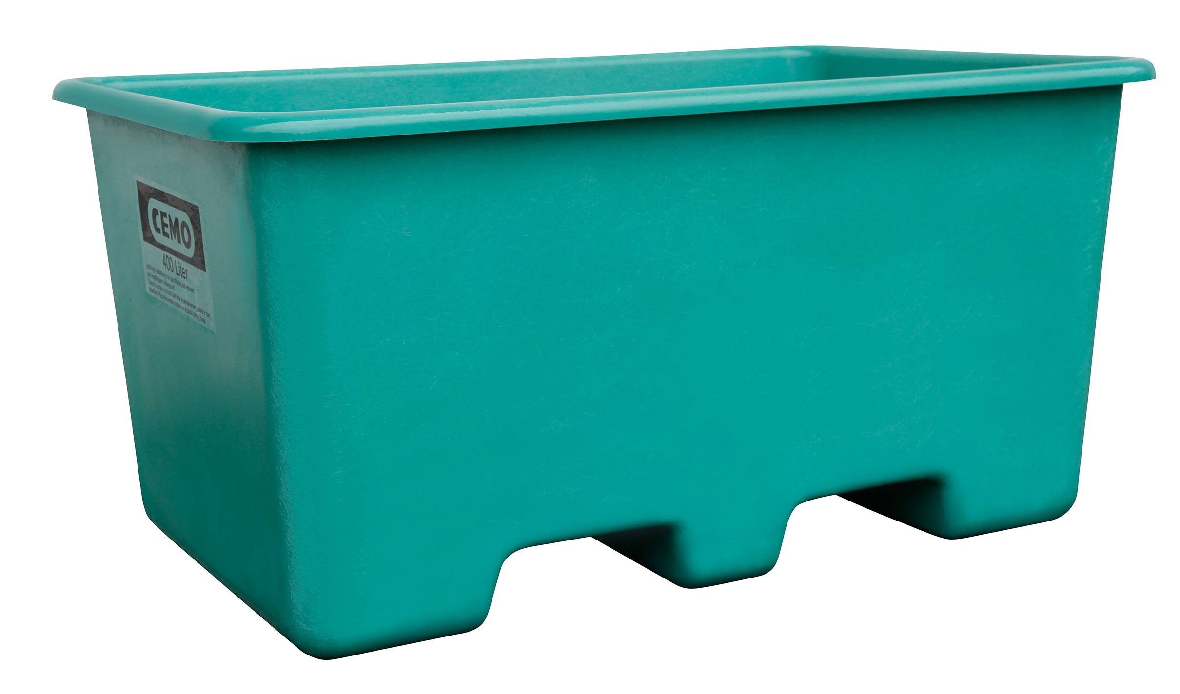 REB-400l-gruen-unterfahrbar_10583 GFK-Rechteckbehälter 400 Liter in grün unterfahrbar