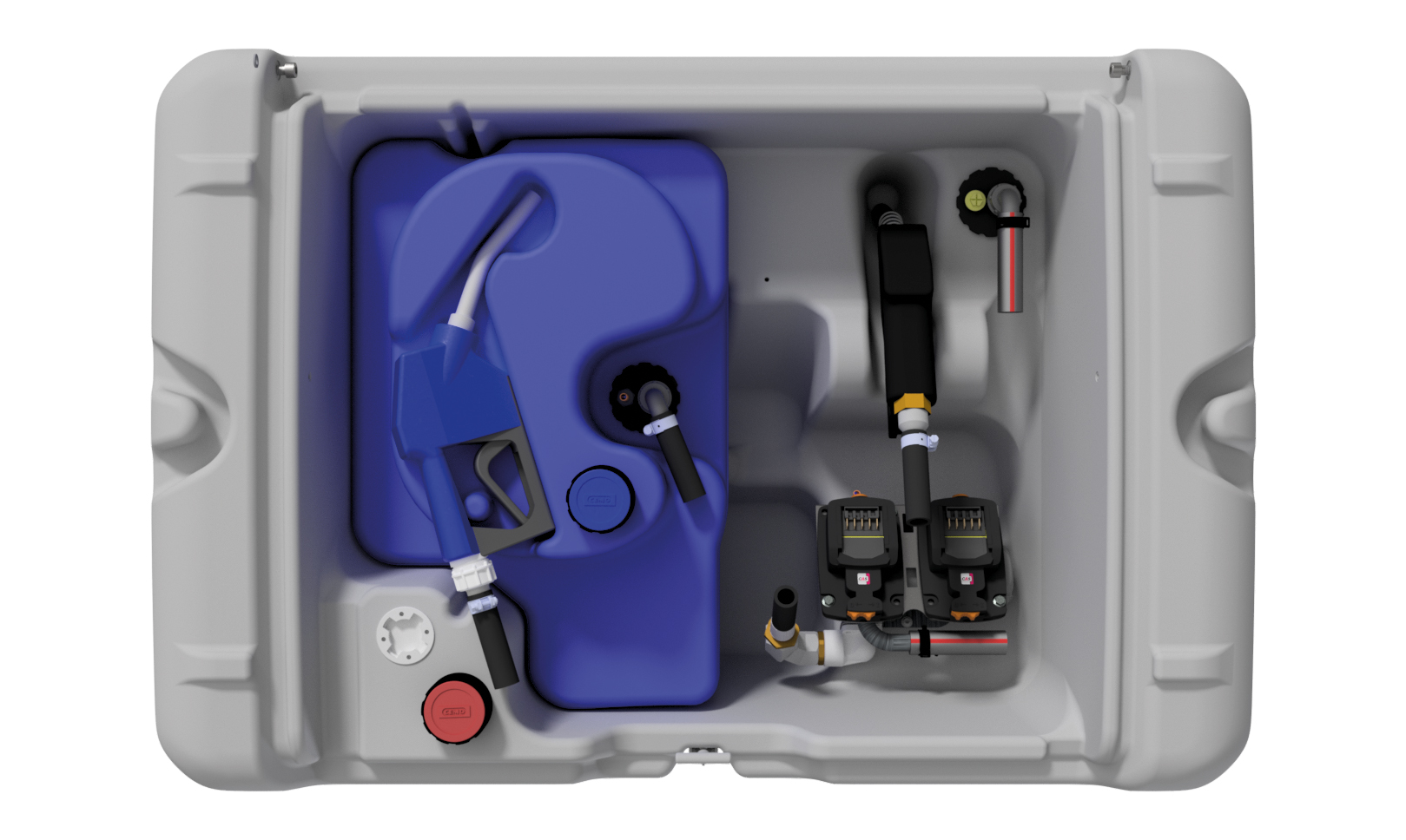 11860_Detail Innenansicht Easy mobil COMBI 440/50 Liter mit CAS-Akku-System