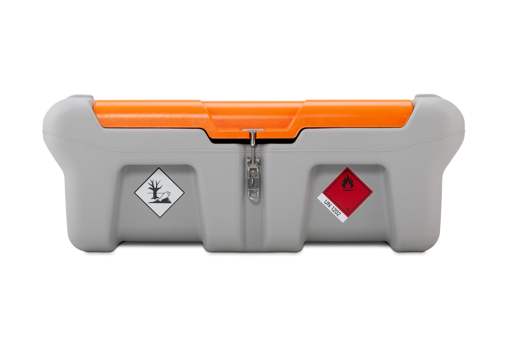 11250-DT-Mobil-Easy-220-l-Pick-Up_Frontal_2020-03 DT Mobil Easy Pick-up 210 Liter mit Elektropumpe 18 Volt und CAS-Akku-System