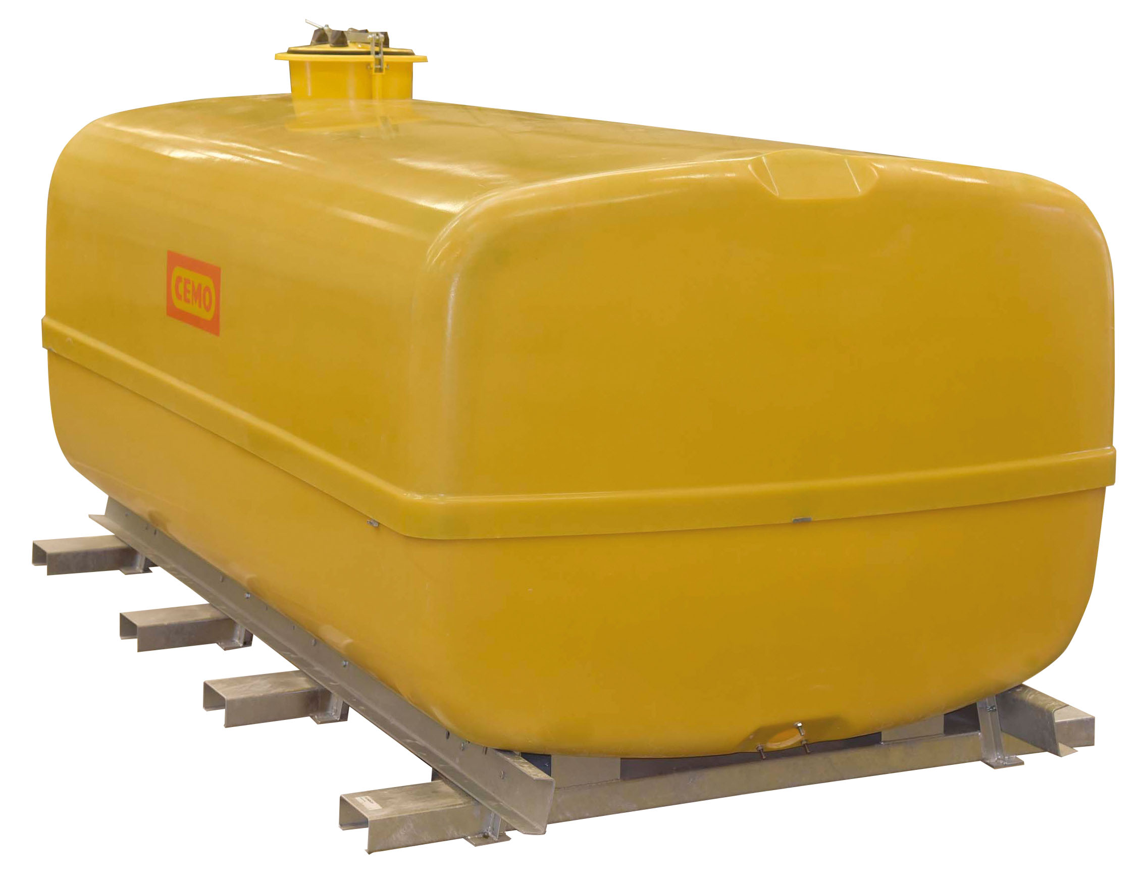 GFK-Fass kofferförmig – Transportfass 10.000 Liter mit Schwallwänden