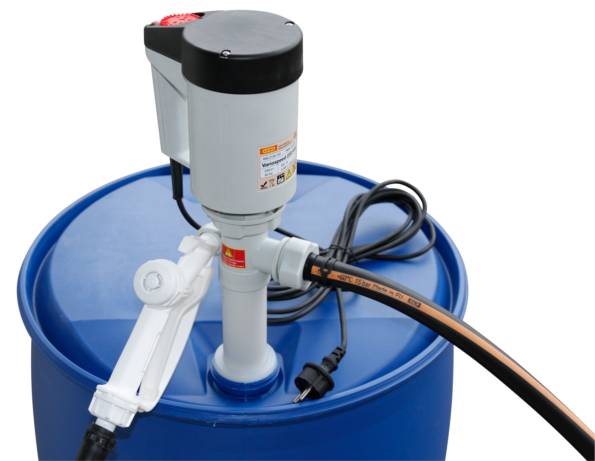 10869_01_Fasspumpenset-ECO-1-Handzapfventil Fasspumpenset ECO-1 für AdBlue mit Handzapfventil