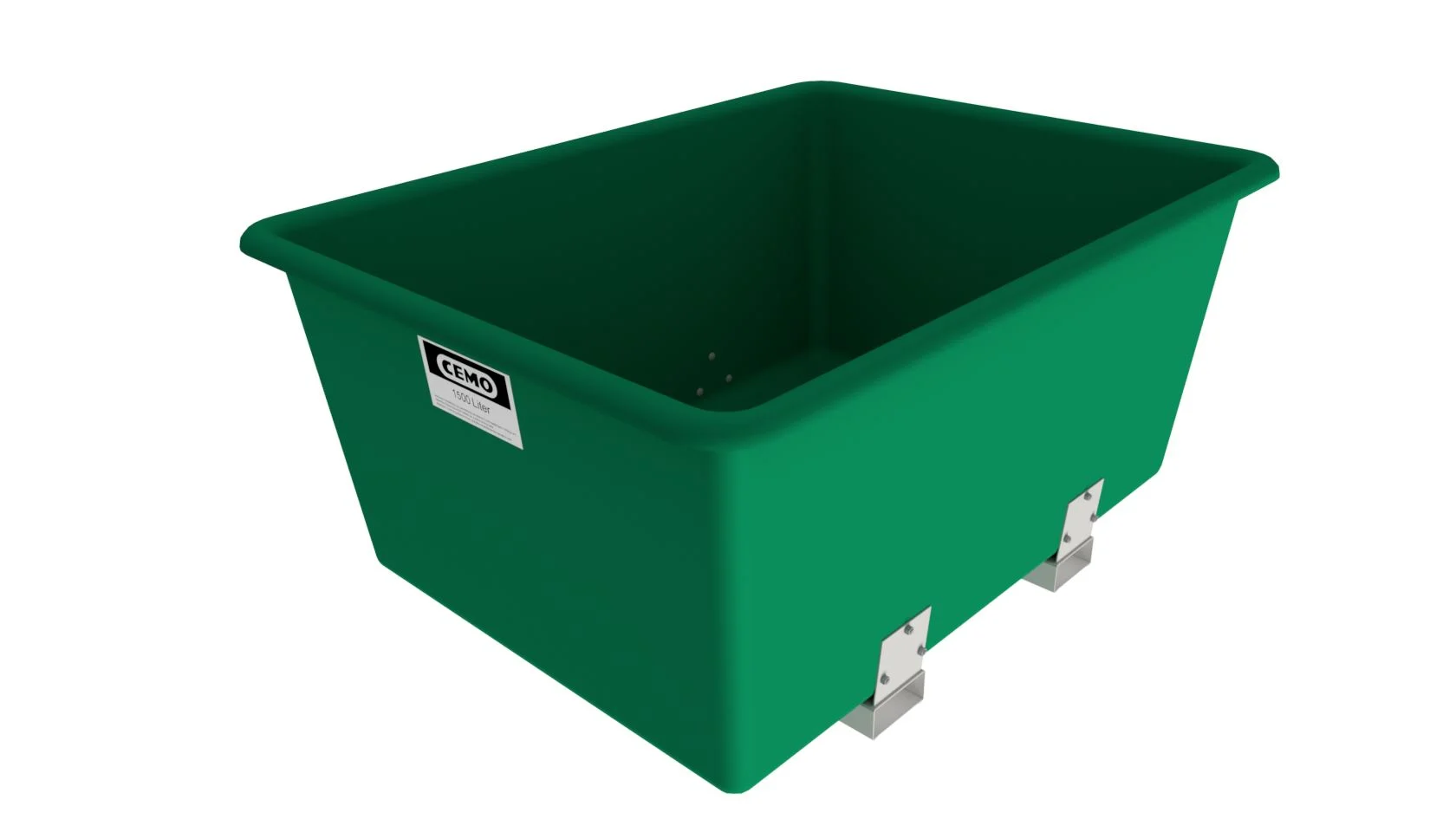 Rechteckbehälter 1500 bis 3300 Liter grün