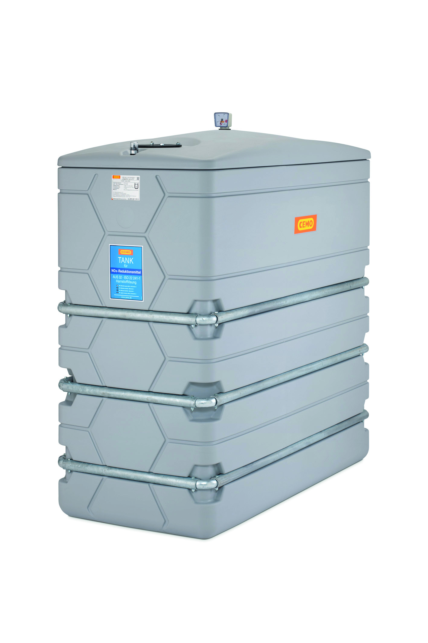 11858-NOx_4009 CUBE Slimline 2000 Liter für AdBlue® Cemo 11858