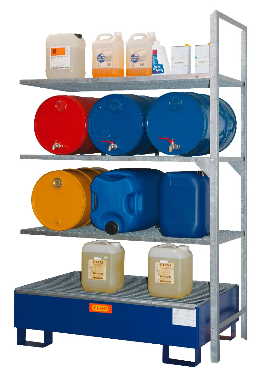 Fassregal Eweiterungseinheit Typ 540 mit Stahlauffangwanne Fassregal Eweiterungseinheit Typ 540 mit Stahlauffangwanne