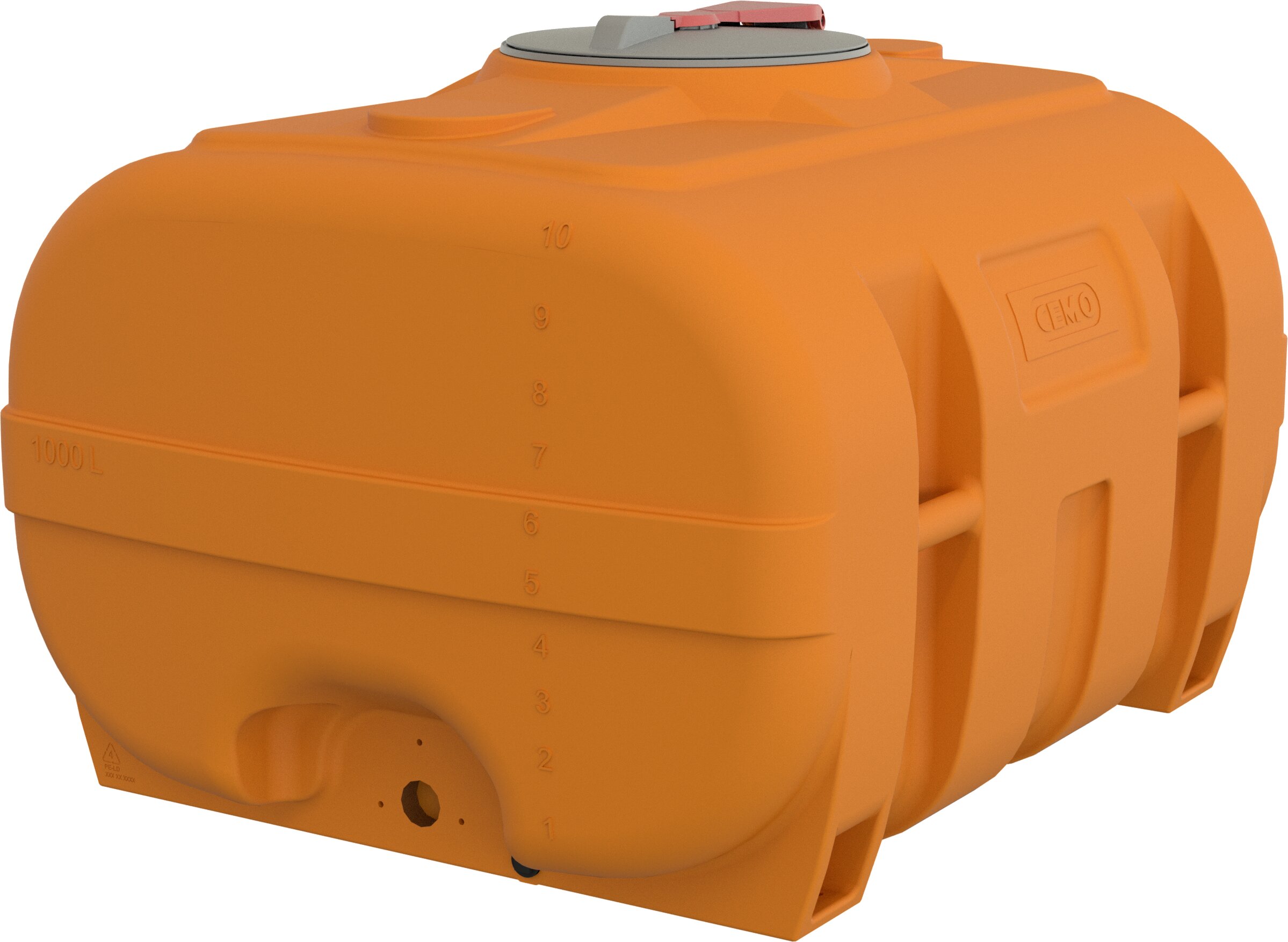 Tank, Diesel Tank, Orange Tank, Portable Tank, Kapazität 10000L