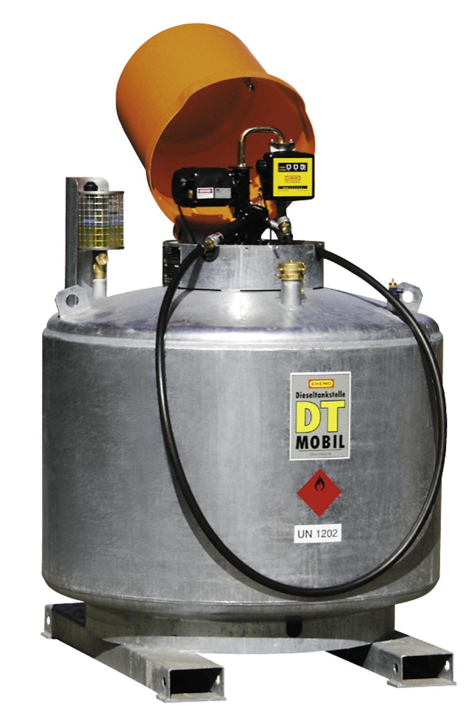 DT-Mobil Tank doppelwandig 980 Liter mit Haube ohne Pumpe
