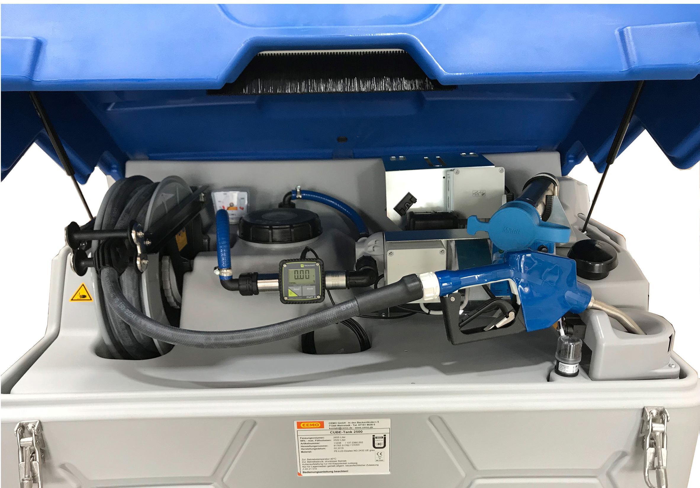 10466-11038-Tankautomat_03 Outdoor-Premium AdBlue®-CUBE-Tank 1500 Liter zum Anschluss an externen Tankautomat