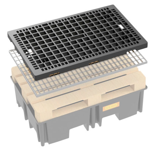 PE_Rost-11271 PE-Rost für PE-Auffangwanne 220/2, 425/4, 425/4e