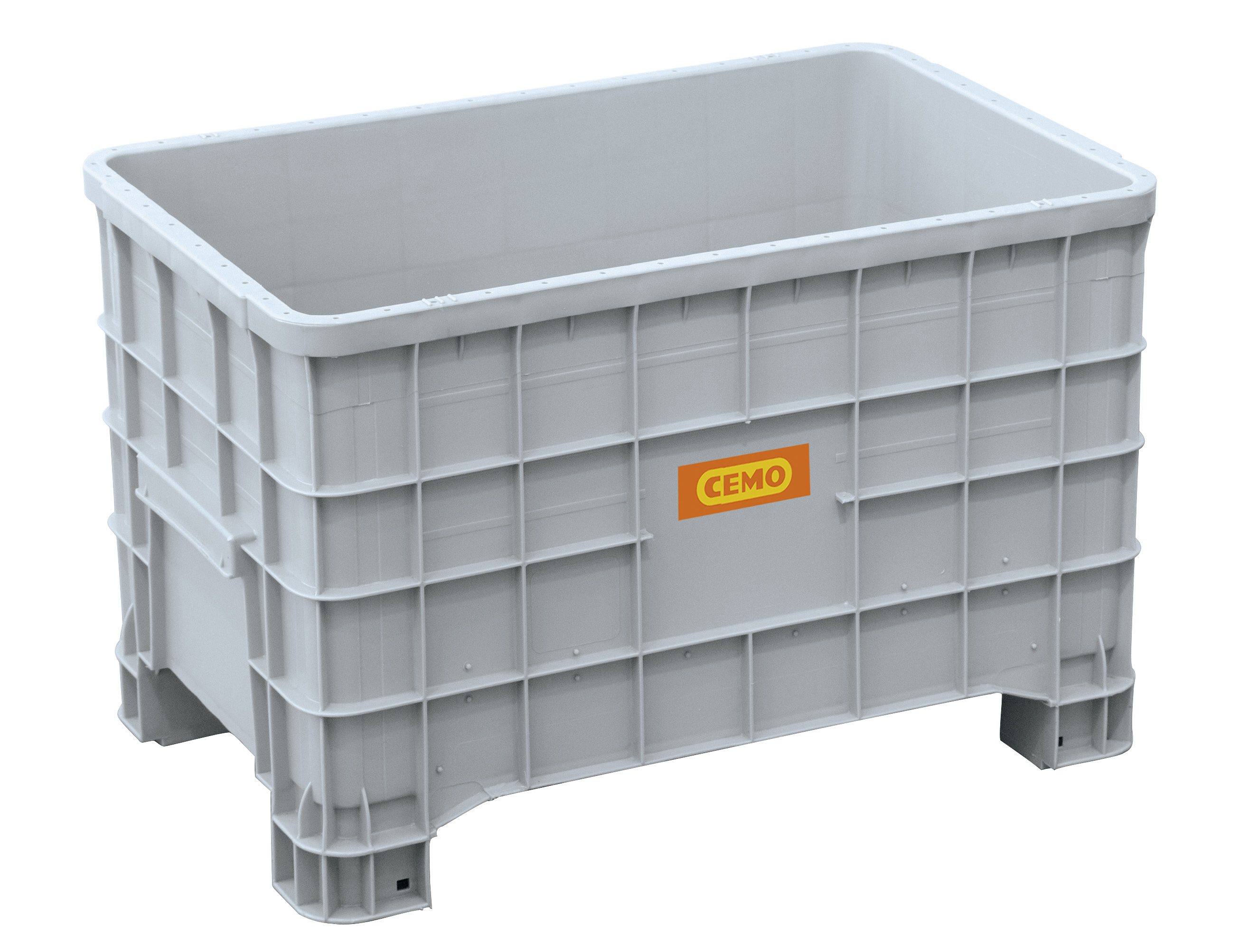 Sammelbehälter Altbatterie-Box mit 300 Liter Volumen und vier Füßen