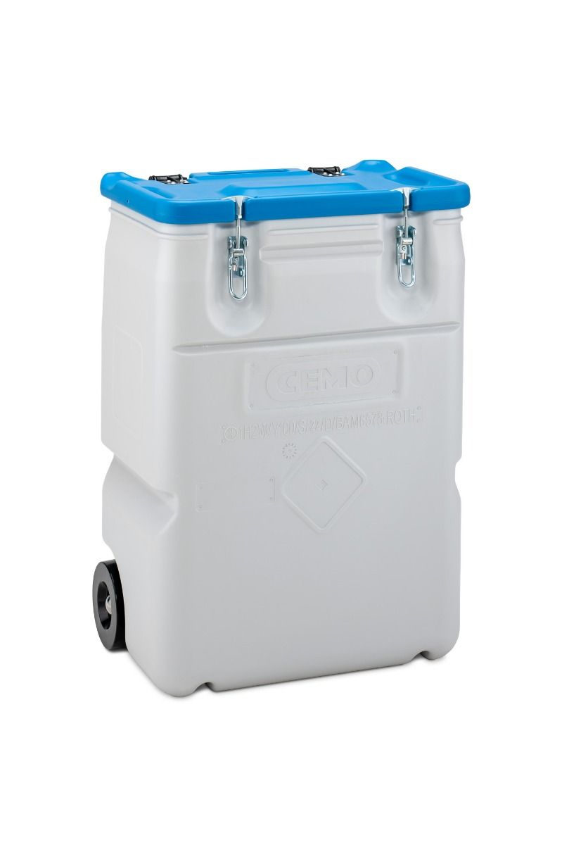 Mobil-Box mit Gefahrgut-Zulassung Inhalt 170 Liter Deckel blau Mobil-Box mit Gefahrgut-Zulassung Inhalt 170 Liter Deckel blau