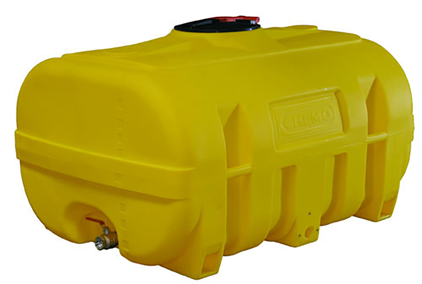 92f8edd5d49bdc109b19fb46145027b3 PE-Fass kofferförmig 2000 Liter – Beispiel mit Auslaufhahn als Zubehör