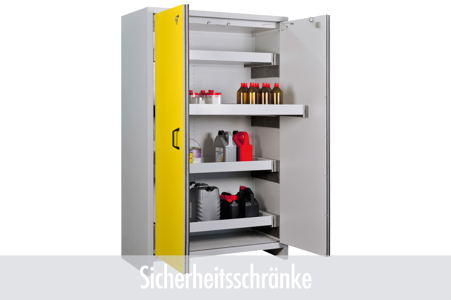 Schrank, Sicherheitsschrank, Metallschrank, Gelb-tür, Lagerregal