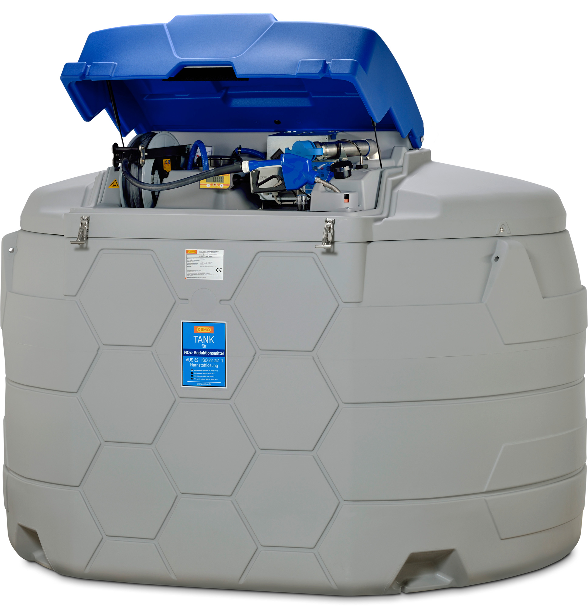 11166_01_CUBE-5000-AdBlue-Outdoor-Premium-Plus-mit-CMT-10 Abb. ähnlich: AdBlue CUBE-Tank 5000 Liter Outdoor Premium Plus SIM mit Tankdatenverwaltungssystem CMO20
