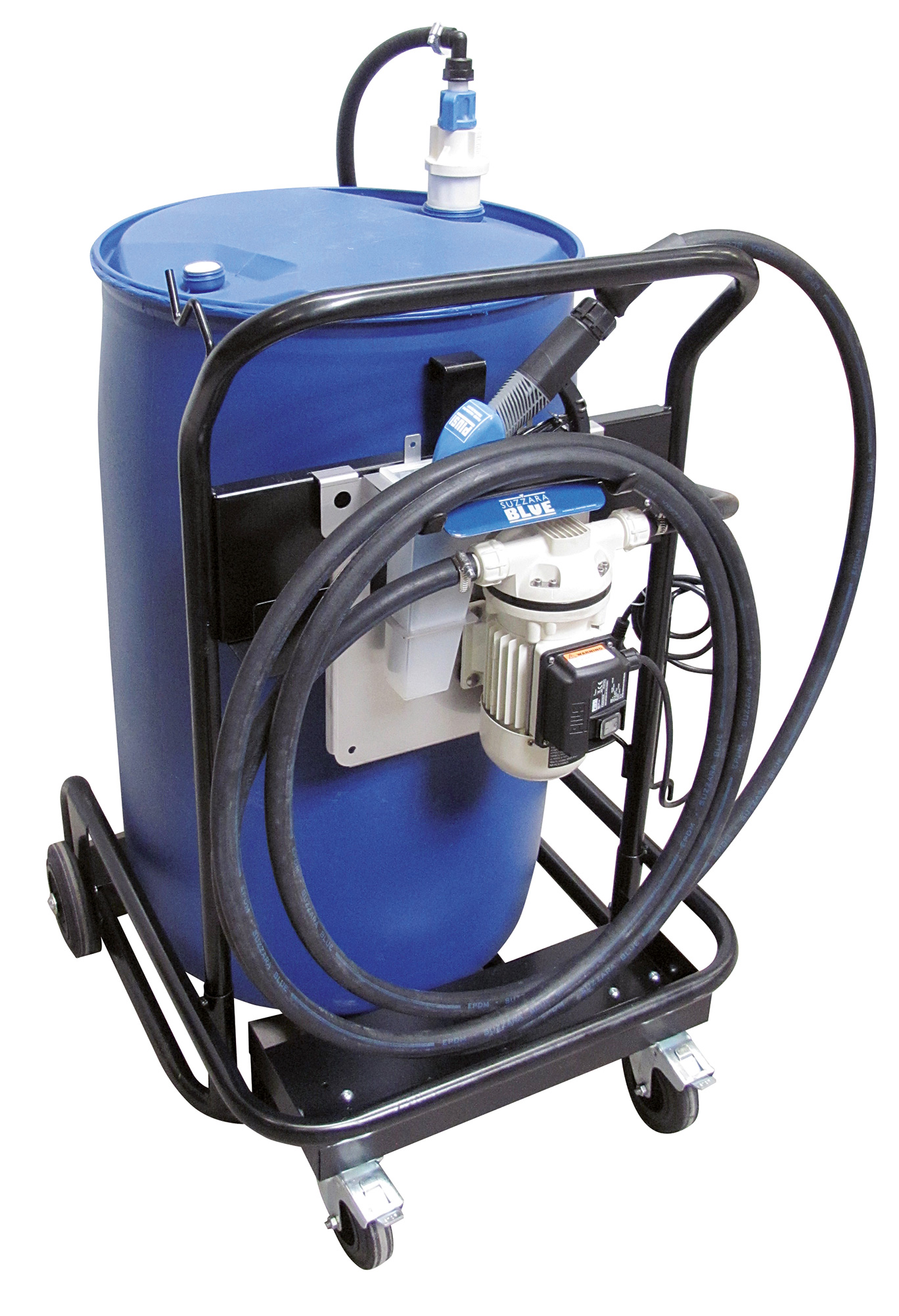 bluetroll-mobil_10277 Fahrbare Tankanlage Bluetroll Mobil für Fässer