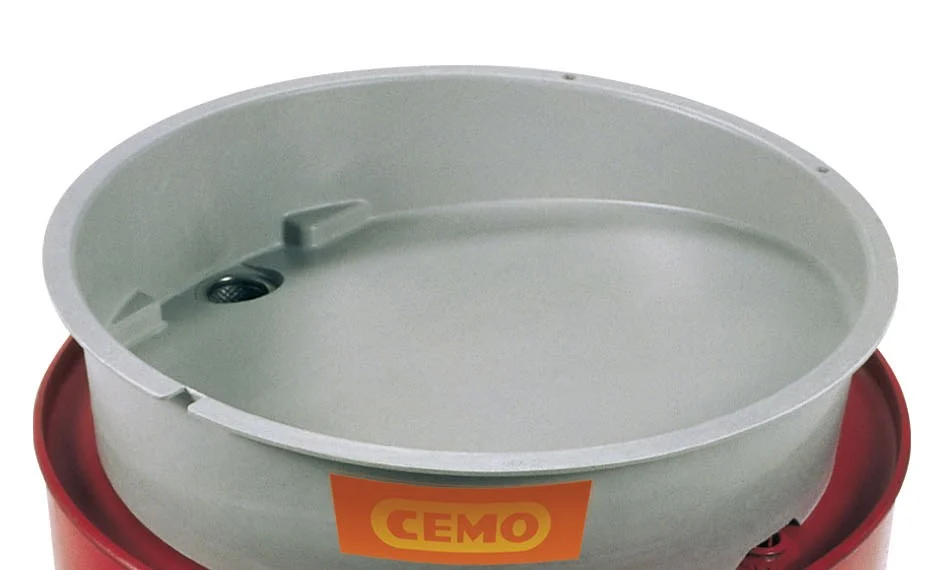 Einfüllschale aus GFK für Fässer