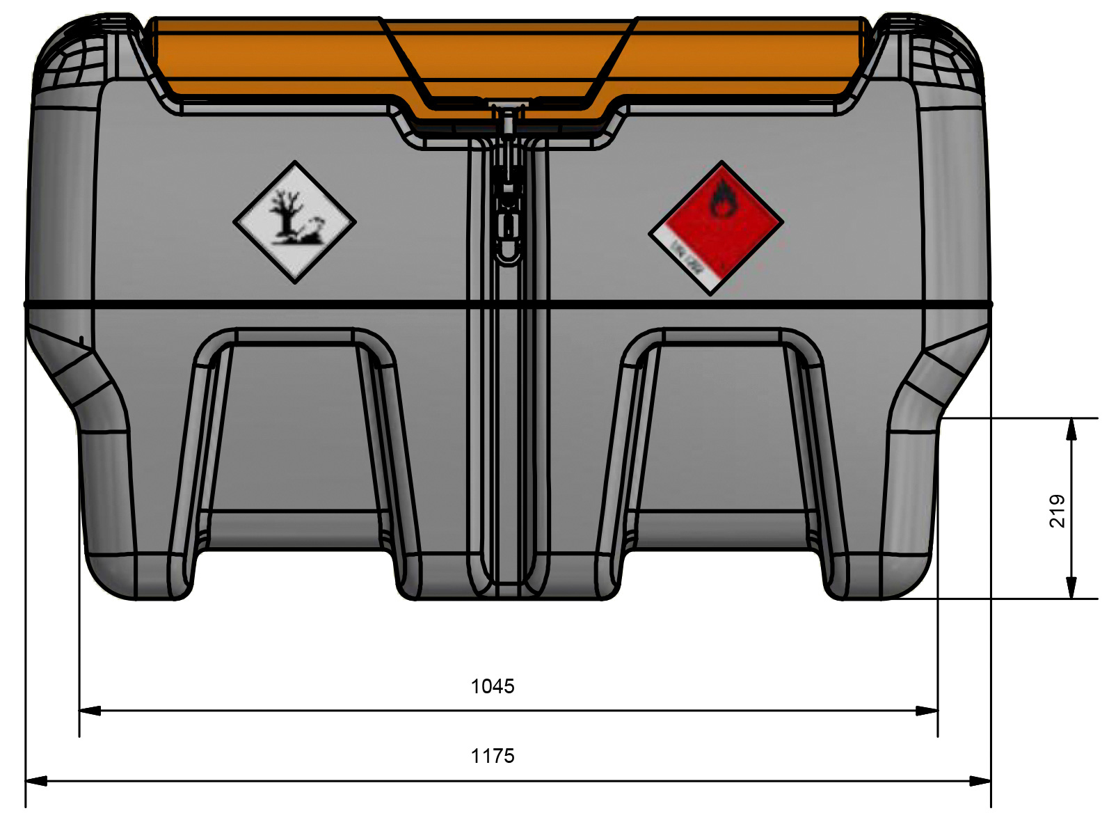 10984-10991_01_DT-Mobil-Easy-440-und-440-50-L-Zeichn Vermaßung Easy mobil COMBI 440/50 Liter