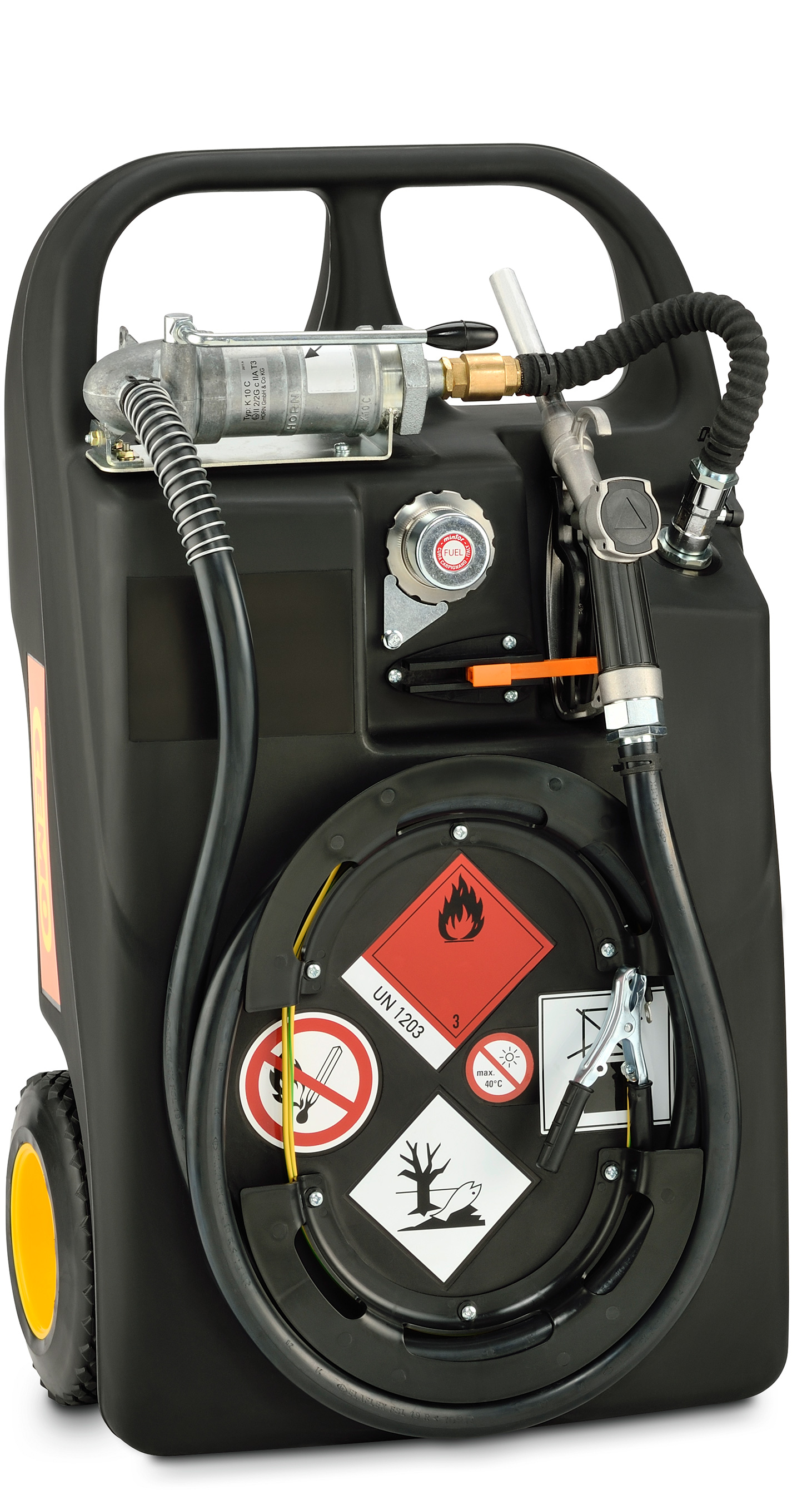 Kraftstofftrolley-60l-Handpumpe_10507 Kraftstofftrolley 60 Liter mit Handpumpe und Ex0-Schutz