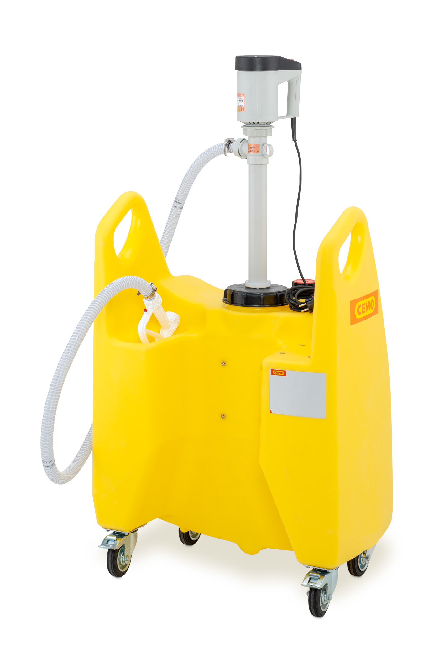 11547-10486_01_Transfer-Trolley_Chem_2021-08 Transfer-Trolley Chem 150 Liter – Möglichkeit zum Einbau einer elektrischen Fasspumpe (nicht im Lieferumfang)