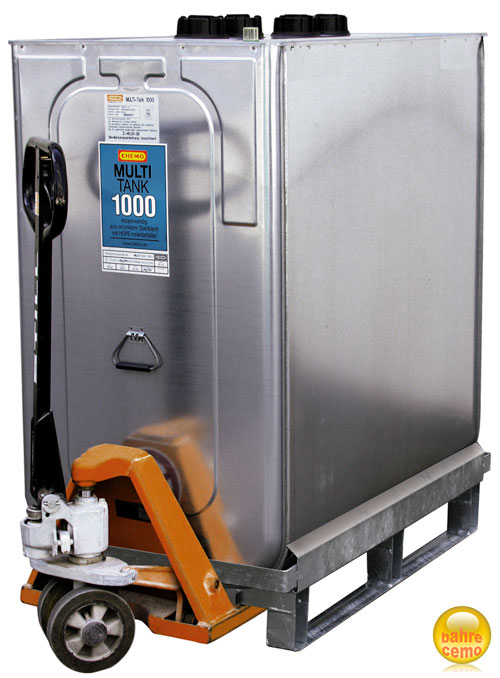 3ed54a08bef13f4c6628c1ac4e6e5445 Beispiel MULTI-Tank 1000 Liter mit Hubwagen unterfahrbar