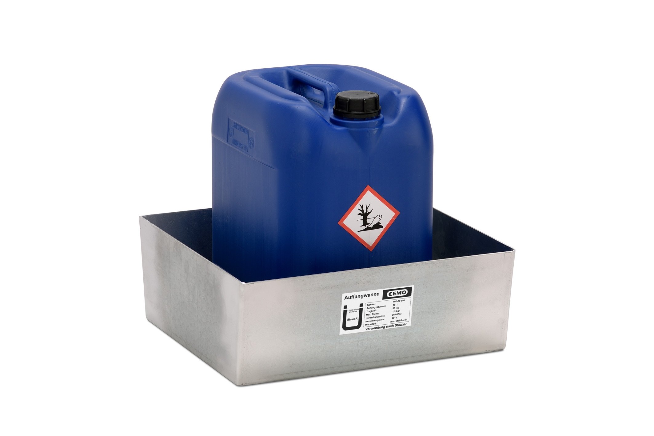Kleingebindewanne aus Stahl Q30 Kiste, Postfach, Flasche