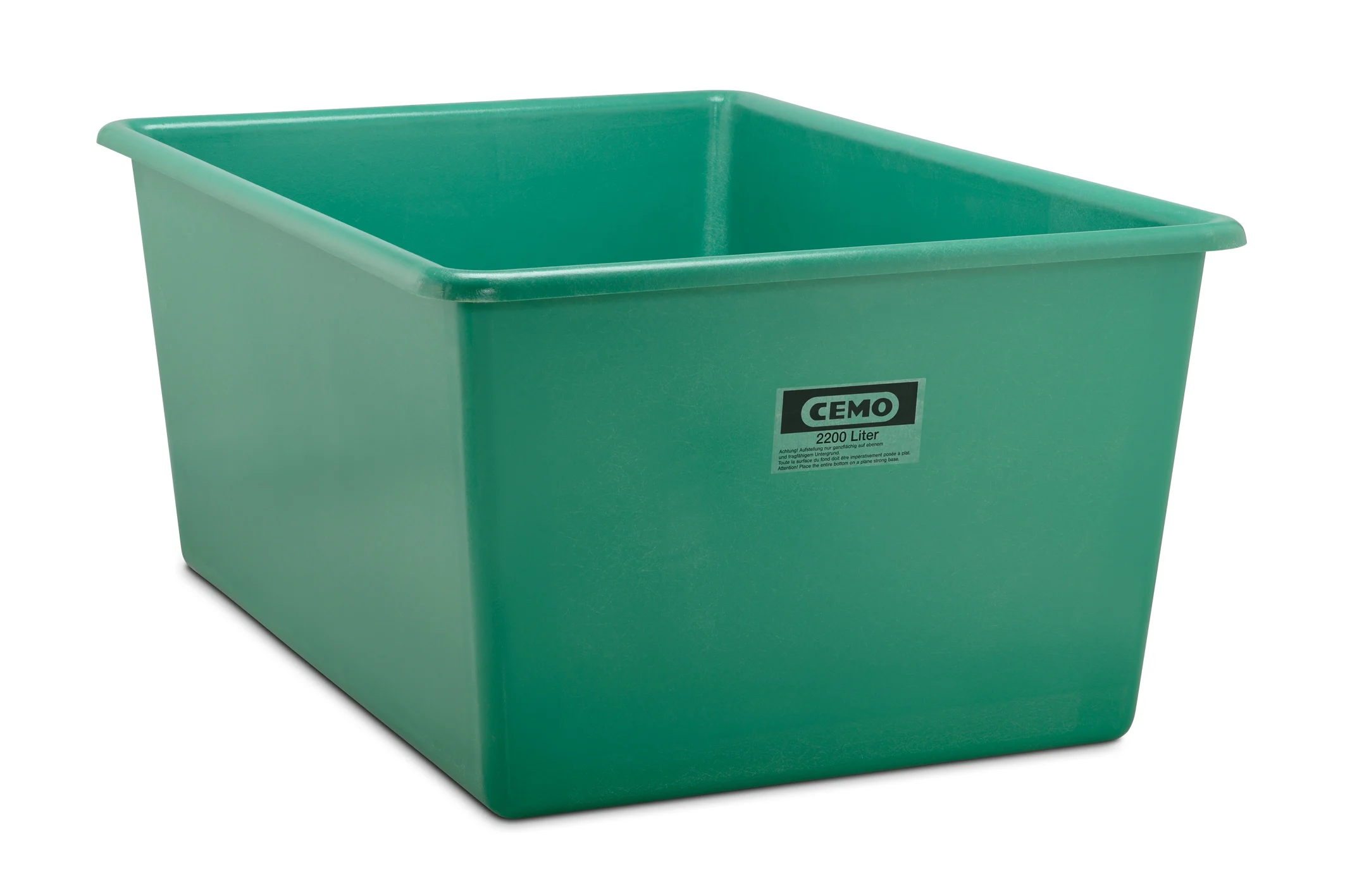 Rechteckbehälter 2200 Liter grün