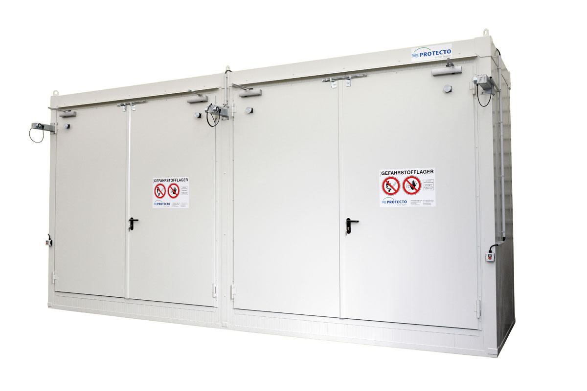 Begehbahre Brandschutzcontainer Outdoor Begehbahre Brandschutzcontainer
