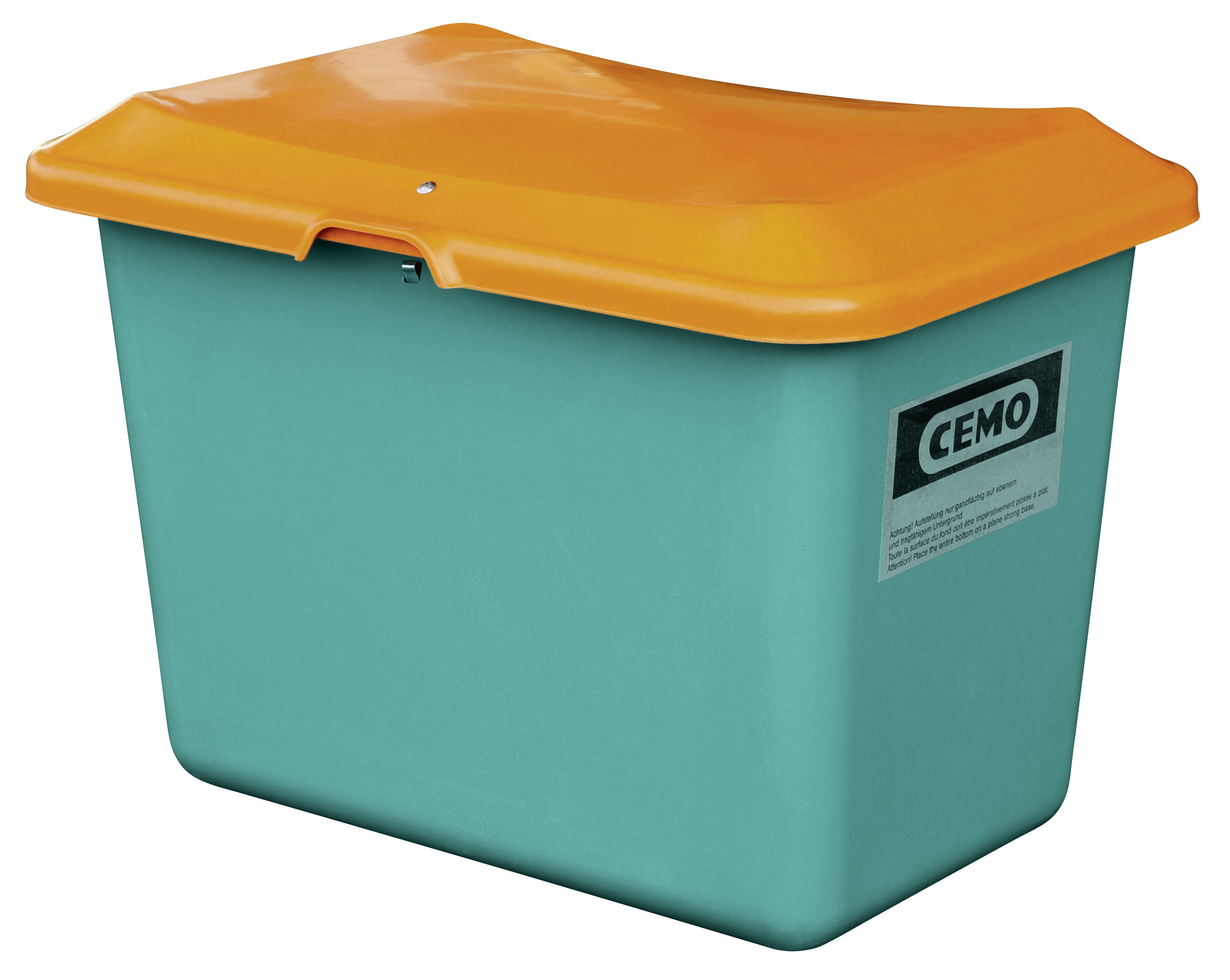 GFK-Streugutbehälter Plus3 200 Liter Farbe grün