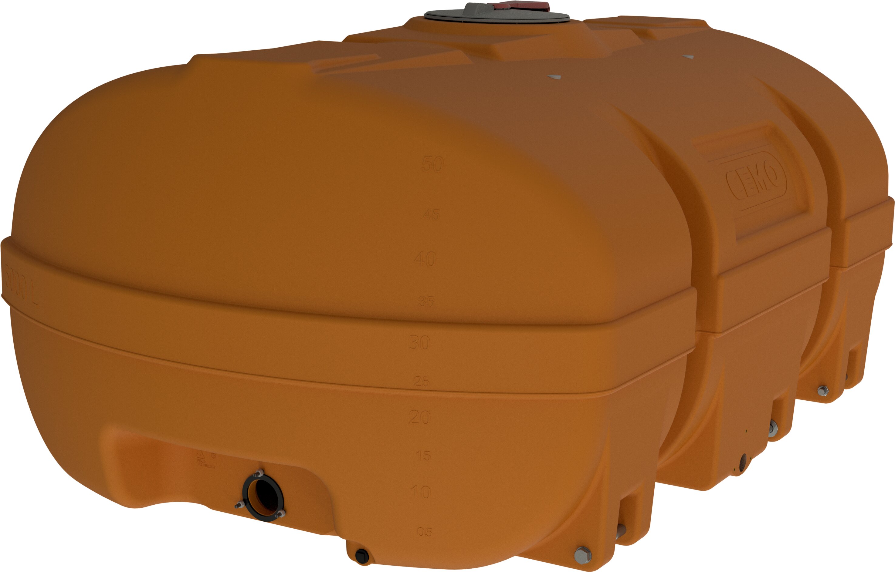 Tank, Kraftstofftank, Gasspeicher, Industrie-Tank, Orangener Tank