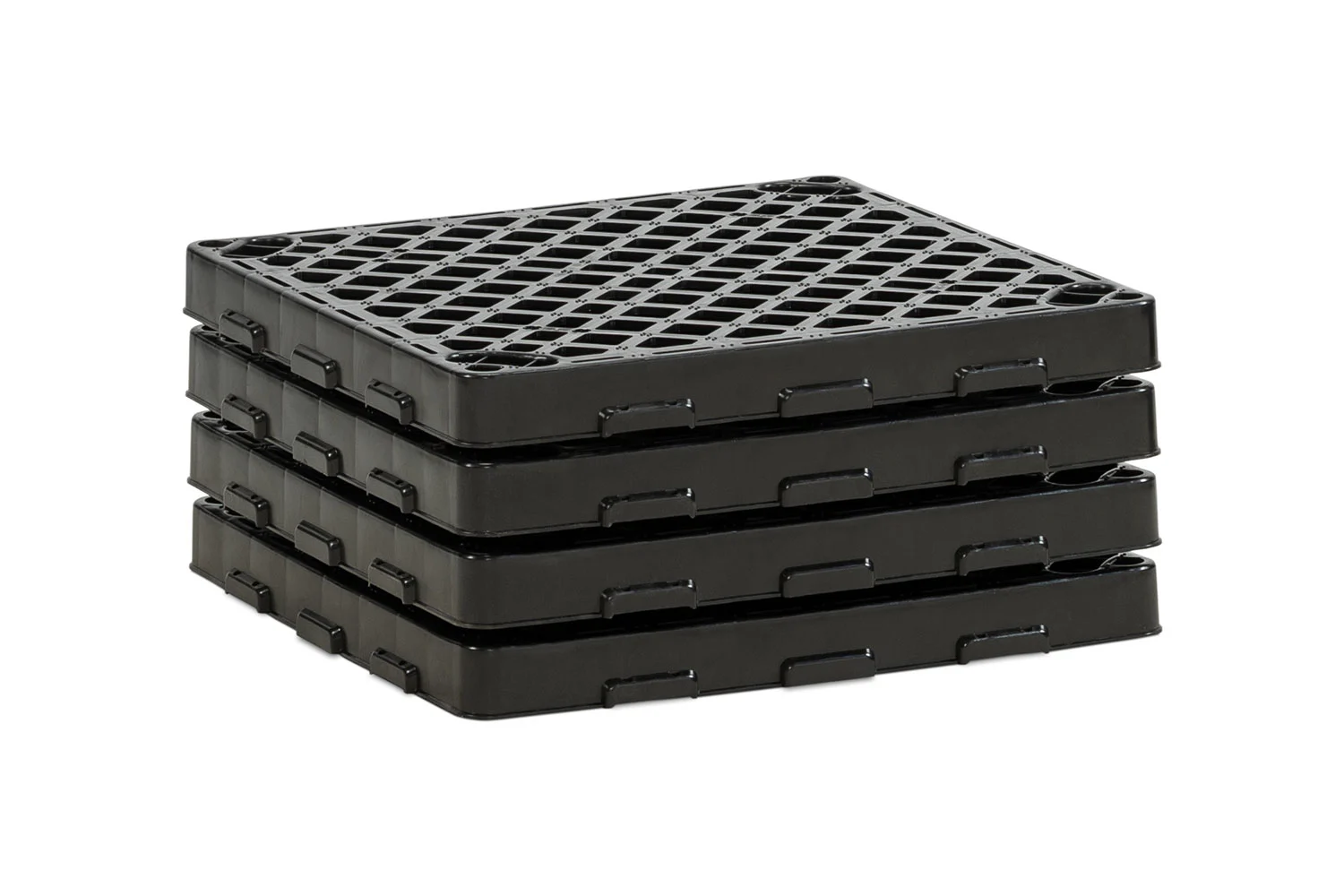 Für PE-Palettenauffangwanne 4er-Set PE-Roste PE-Roste im 4er-Set für PE-Paletten-Auffangwannen