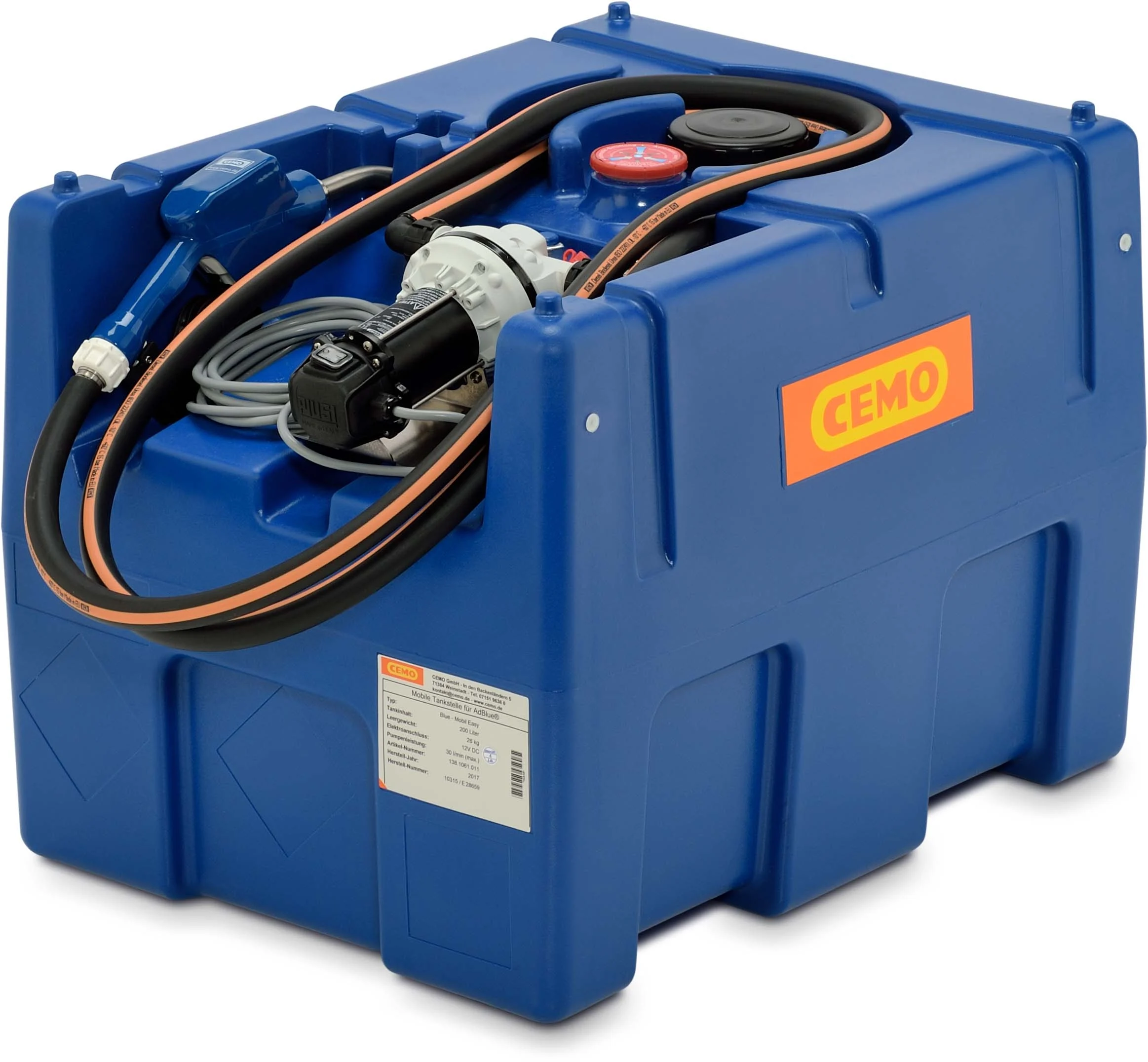 Blue-Mobil Easy 200 Liter mit Elektropumpe Blue-Mobil Easy 200 Liter mit Elektropumpe