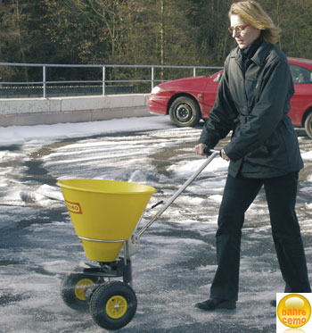 Streuwagen Typ SE 35-E in der Anwendung