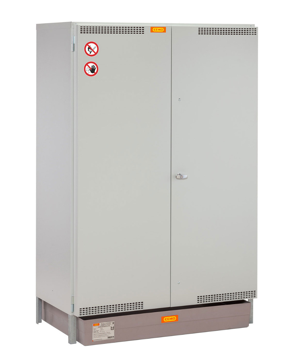 7459-Umweltschrank Umweltschrank 13/20 geschlossen, mit Gefahrenhinweisen, Gerät, Postfach, Elektrisches Gerät