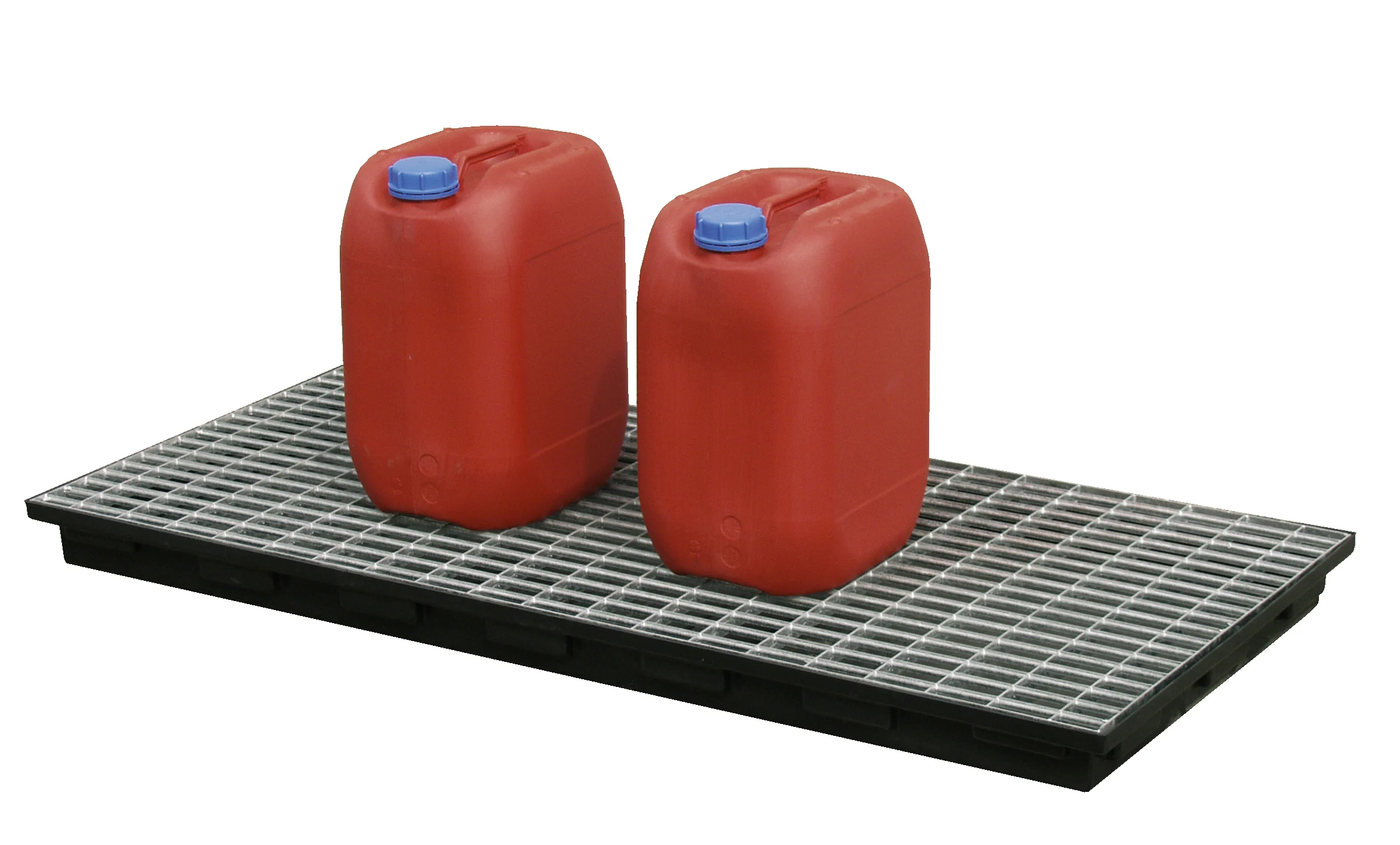 8077-pe-auffangwanne-30-ohne-Rost Beispiel PE-Auffangwanne 30 Liter mit Stahlgitterrost