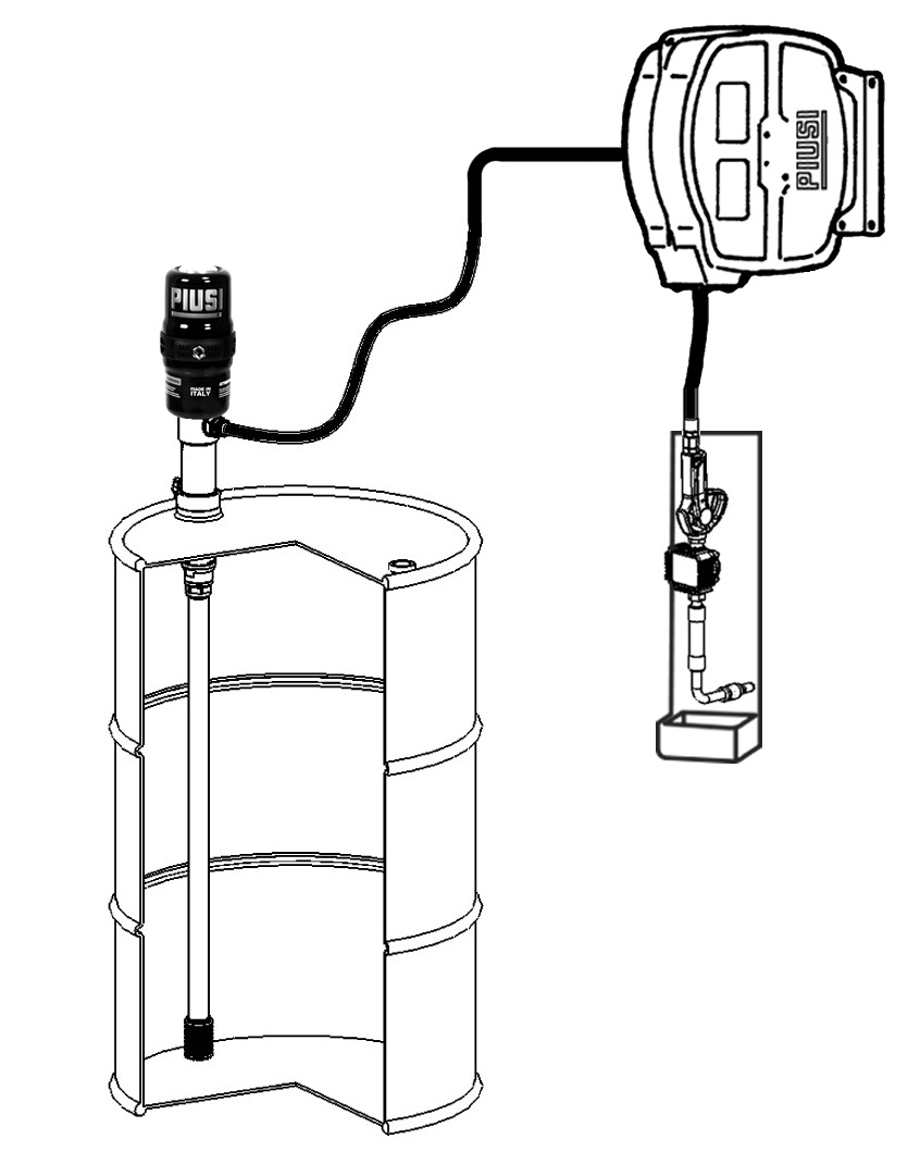 Anwendung Druckluftpumpe Viscoair